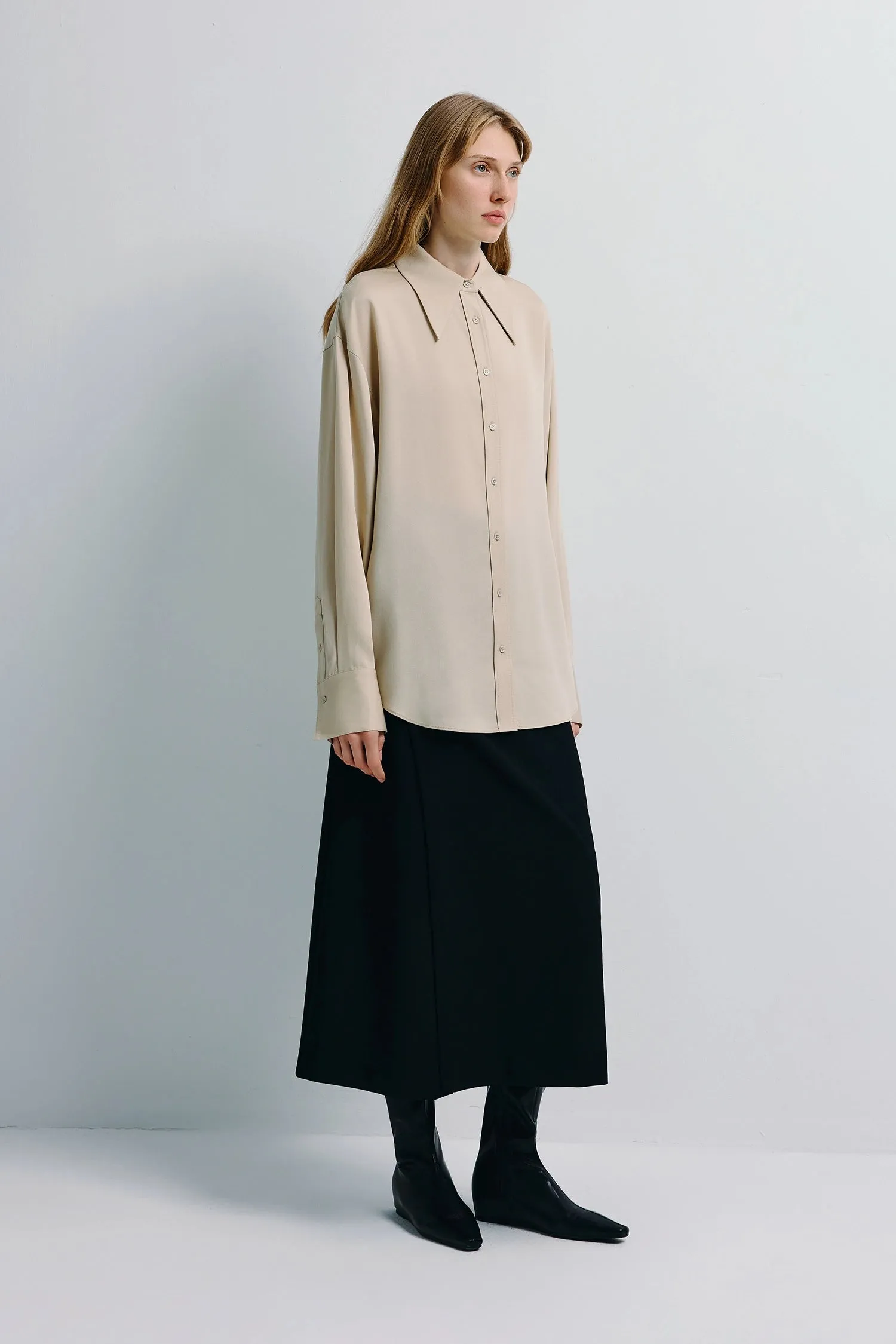 Darrion Pointy Collared Shirt sold by Rue Sophie product image thumbnail 4