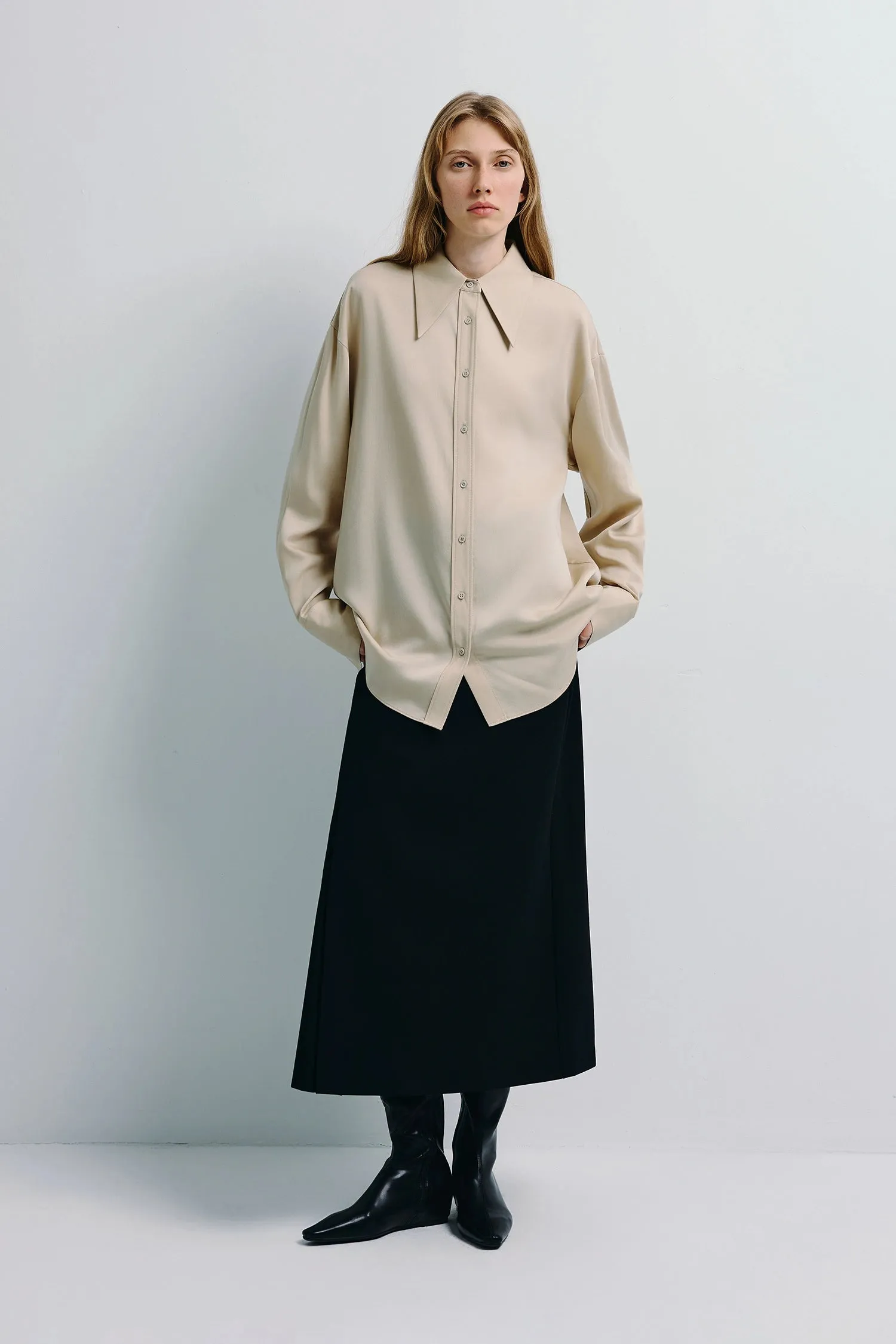 Darrion Pointy Collared Shirt sold by Rue Sophie product image thumbnail 2