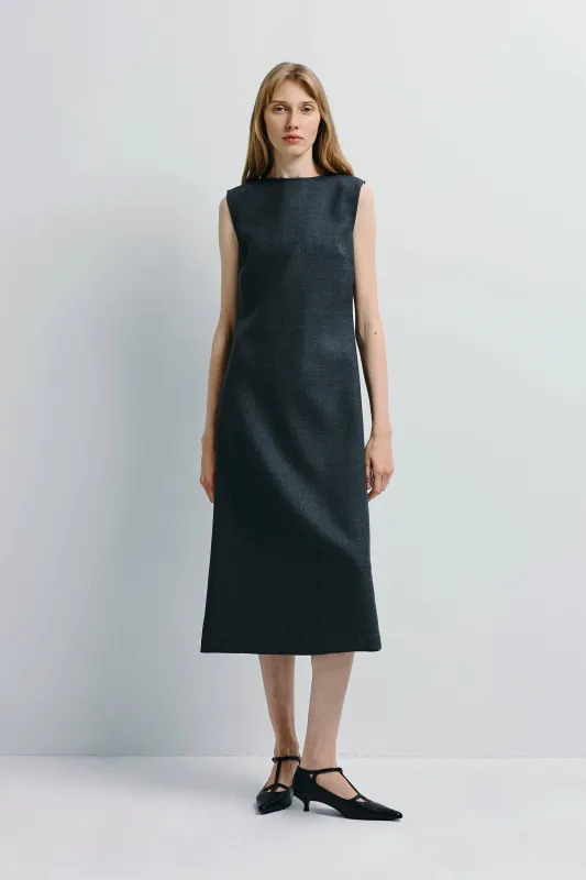 Roze A-line Midi Dress sold by Rue Sophie