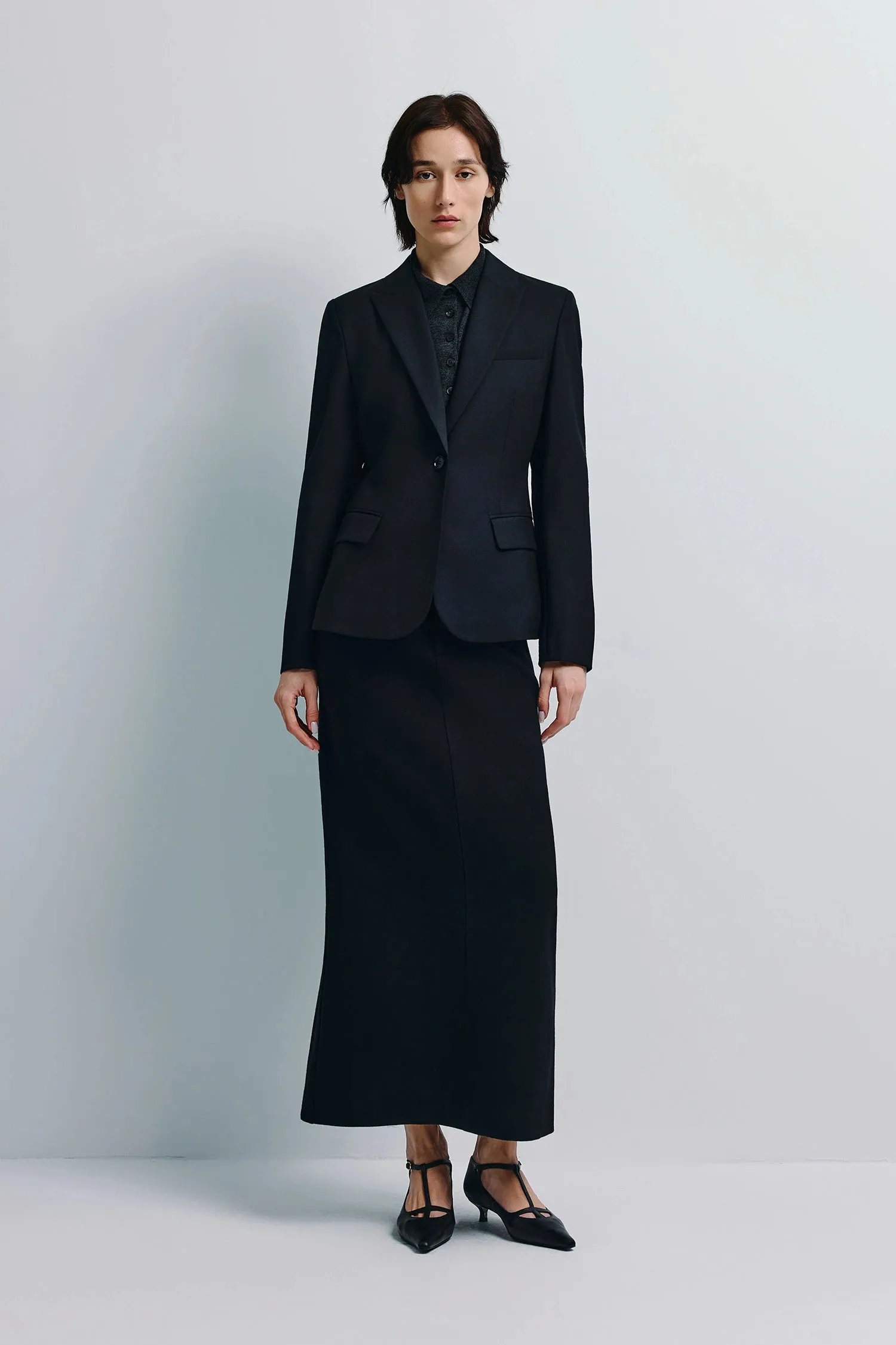 Jin Slim Waist Wool Blazer sold by Rue Sophie product image thumbnail 2