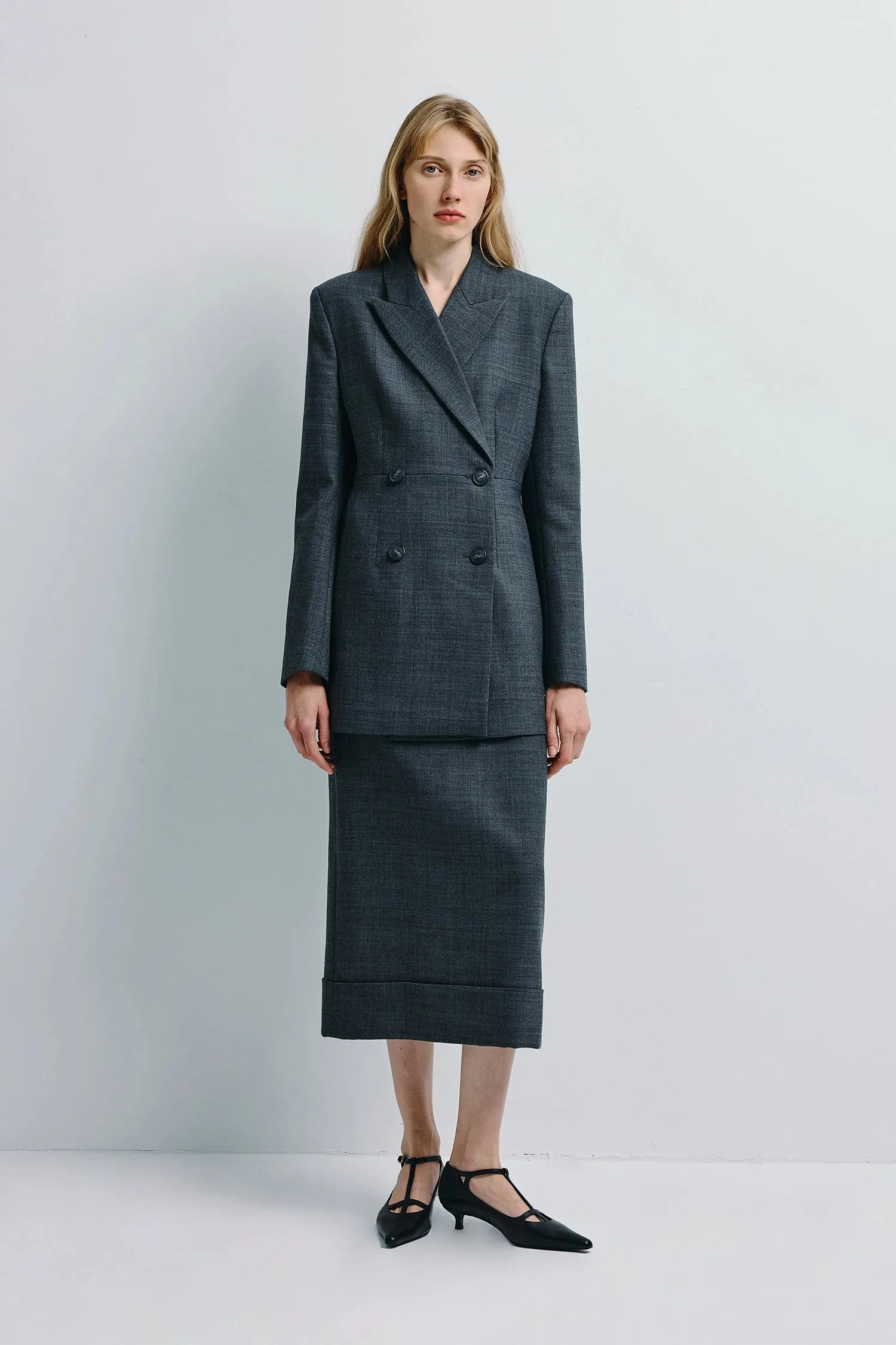 Paley Notch Collar Blazer sold by Rue Sophie product image thumbnail 2
