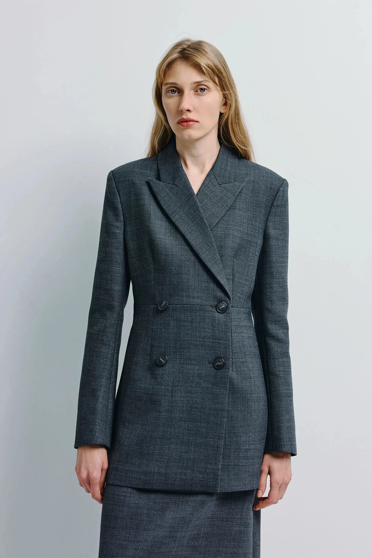 Paley Notch Collar Blazer sold by Rue Sophie