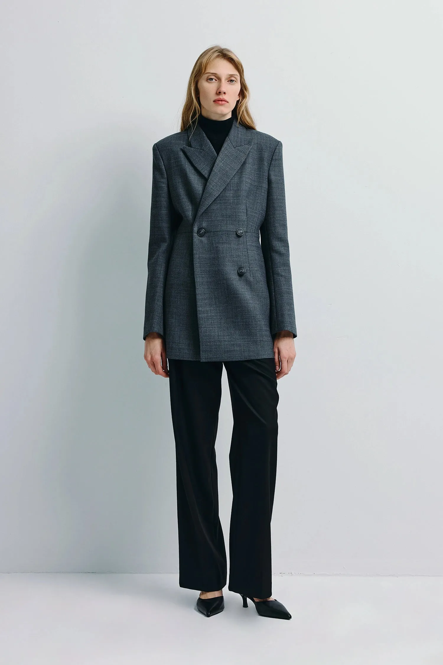 Paley Notch Collar Blazer sold by Rue Sophie product image thumbnail 4