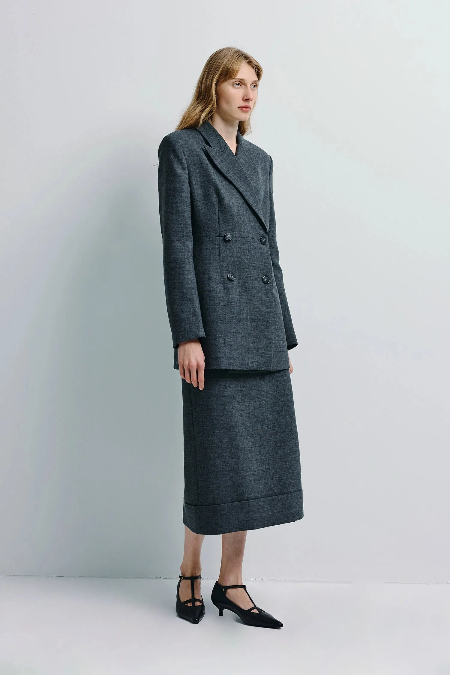 Paley Notch Collar Blazer sold by Rue Sophie product image thumbnail 3