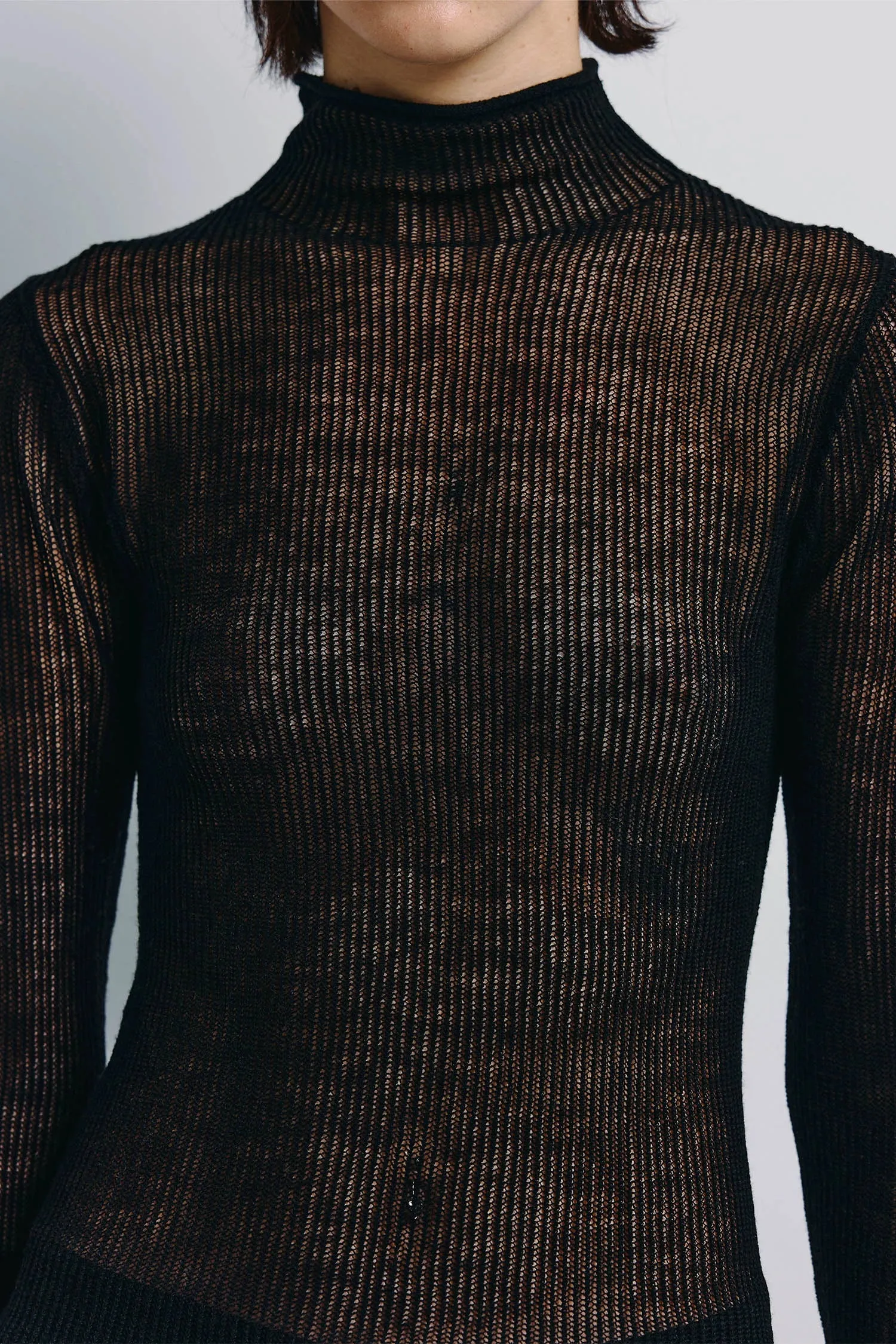 Kaya Ribbed Sheer Sweater sold by Rue Sophie product image thumbnail 5