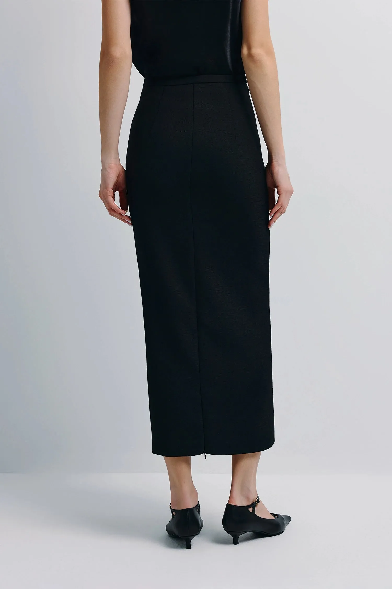 Roux Midi Pencil Skirt sold by Rue Sophie product image thumbnail 5