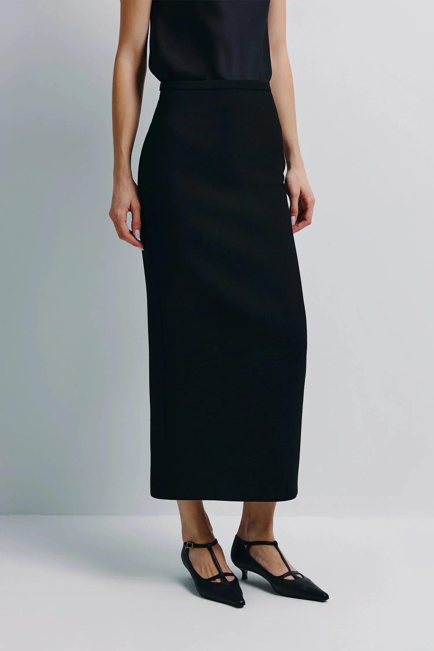 Roux Midi Pencil Skirt sold by Rue Sophie