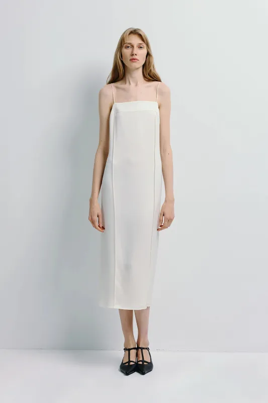 Devra Satin Midi Dress sold by Rue Sophie