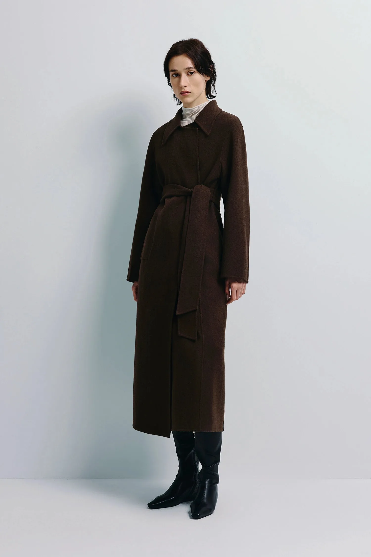 Kerrie Belted Handmade Coat sold by Rue Sophie product image thumbnail 3