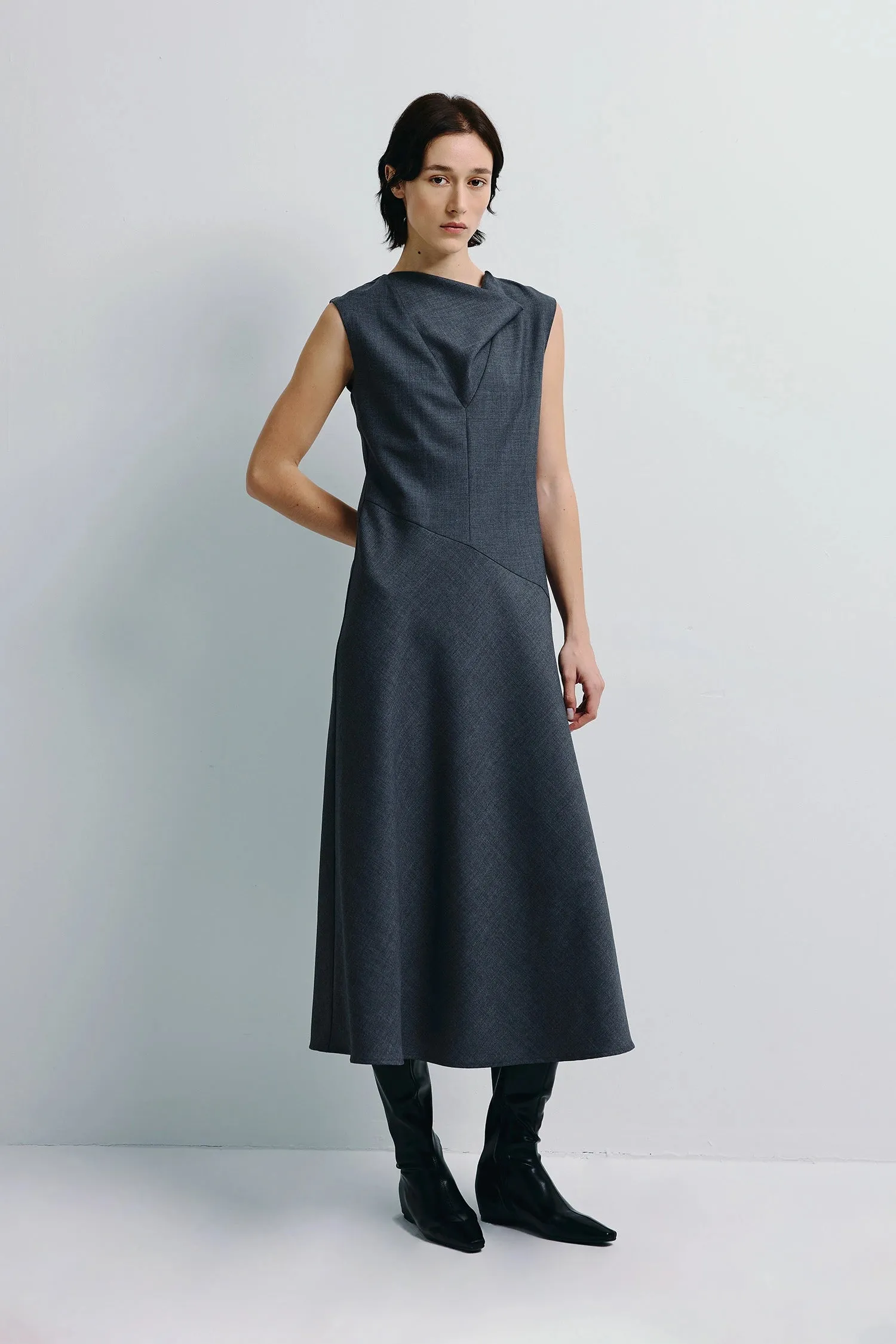 Kole Cowl Neck Midi Dress sold by Rue Sophie product image thumbnail 3