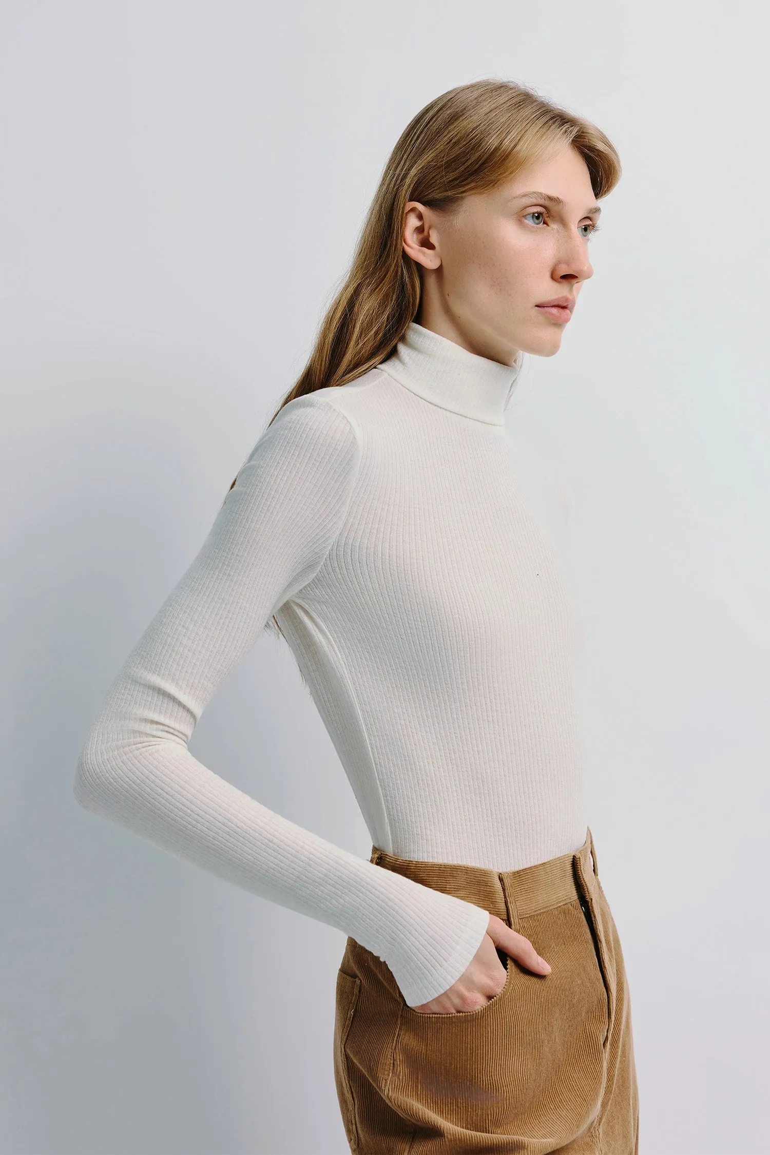 Halley Turtleneck Knit Top sold by Rue Sophie product image thumbnail 3
