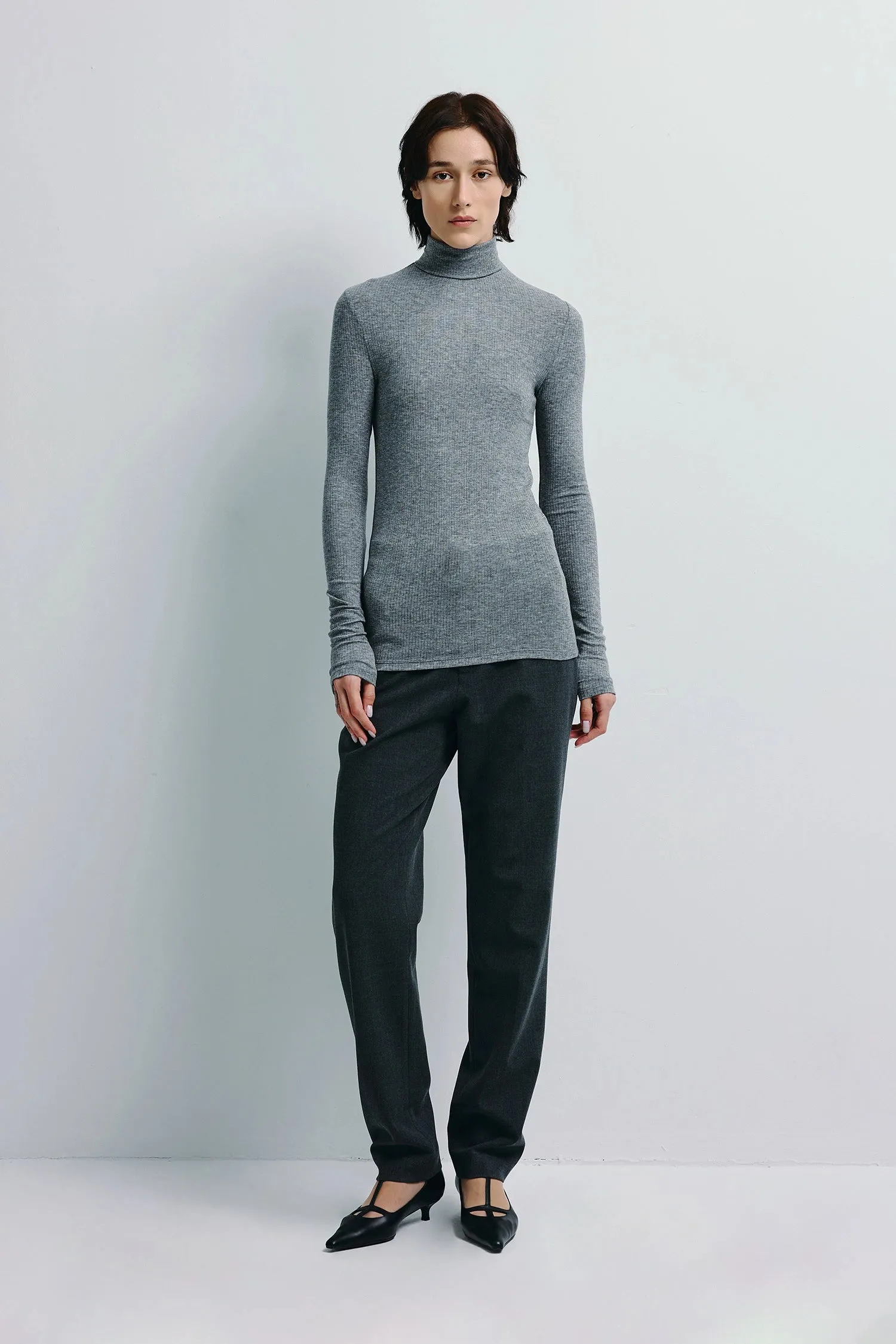Halley Turtleneck Knit Top sold by Rue Sophie product image thumbnail 5