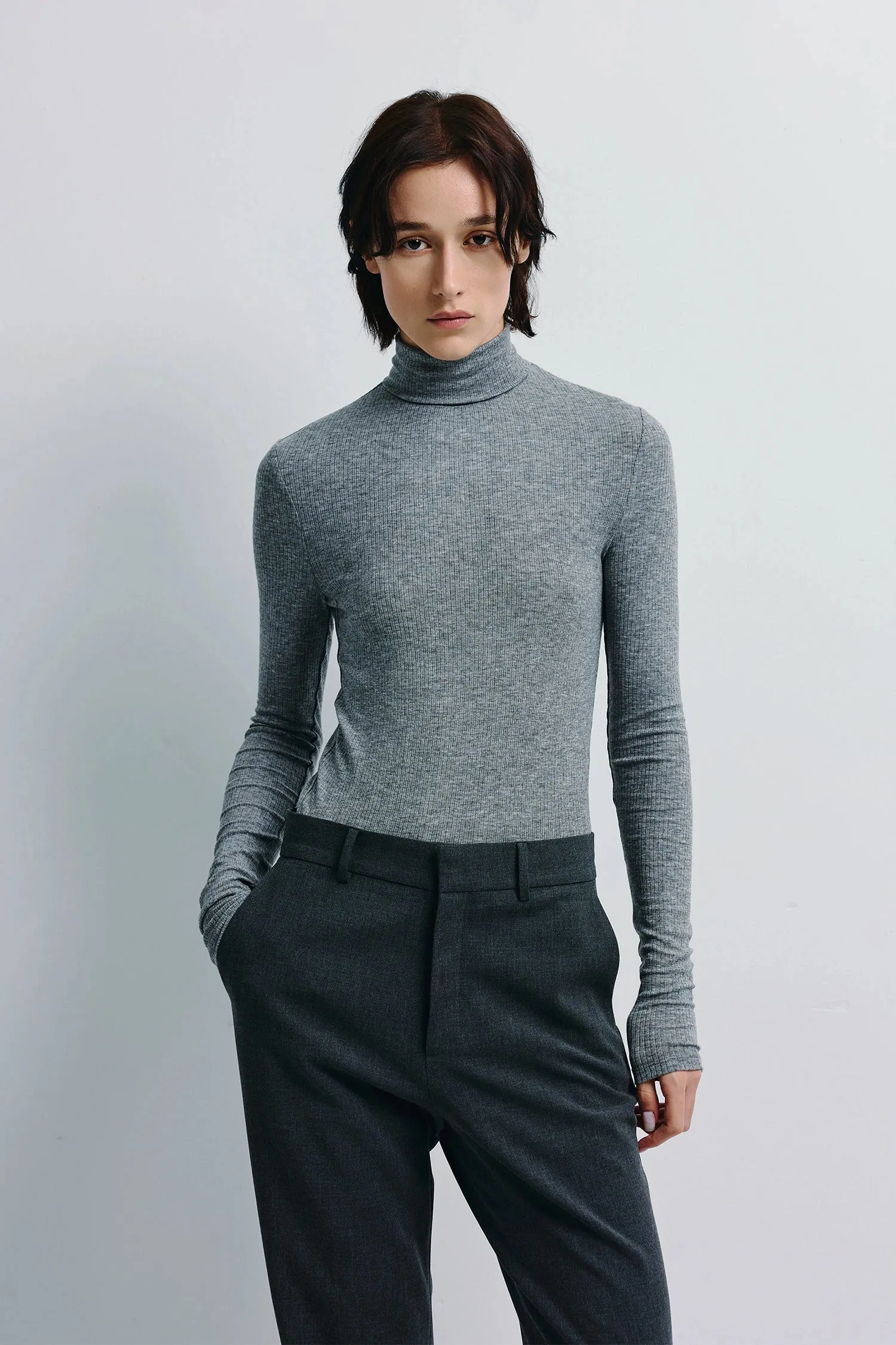 Halley Turtleneck Knit Top sold by Rue Sophie product image thumbnail 2