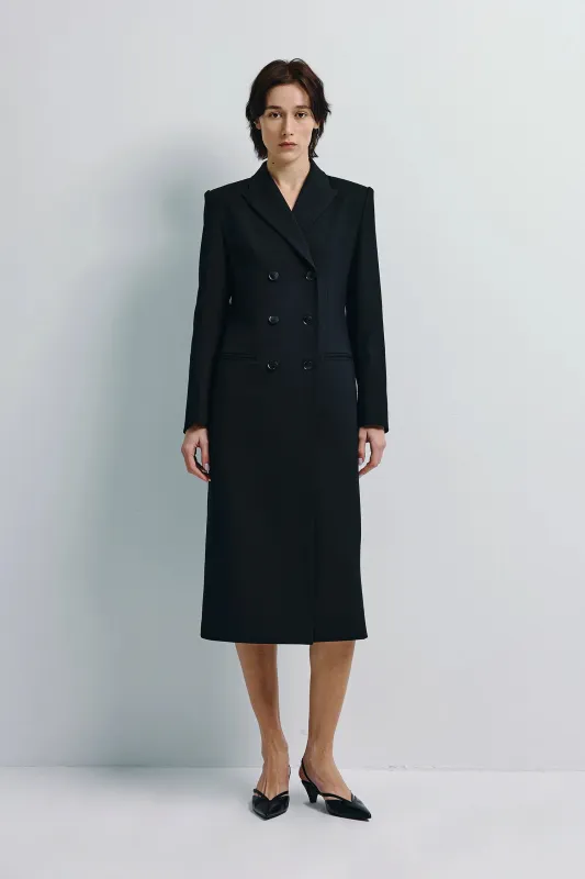 Lorde Double Breast Wool Coat sold by Rue Sophie