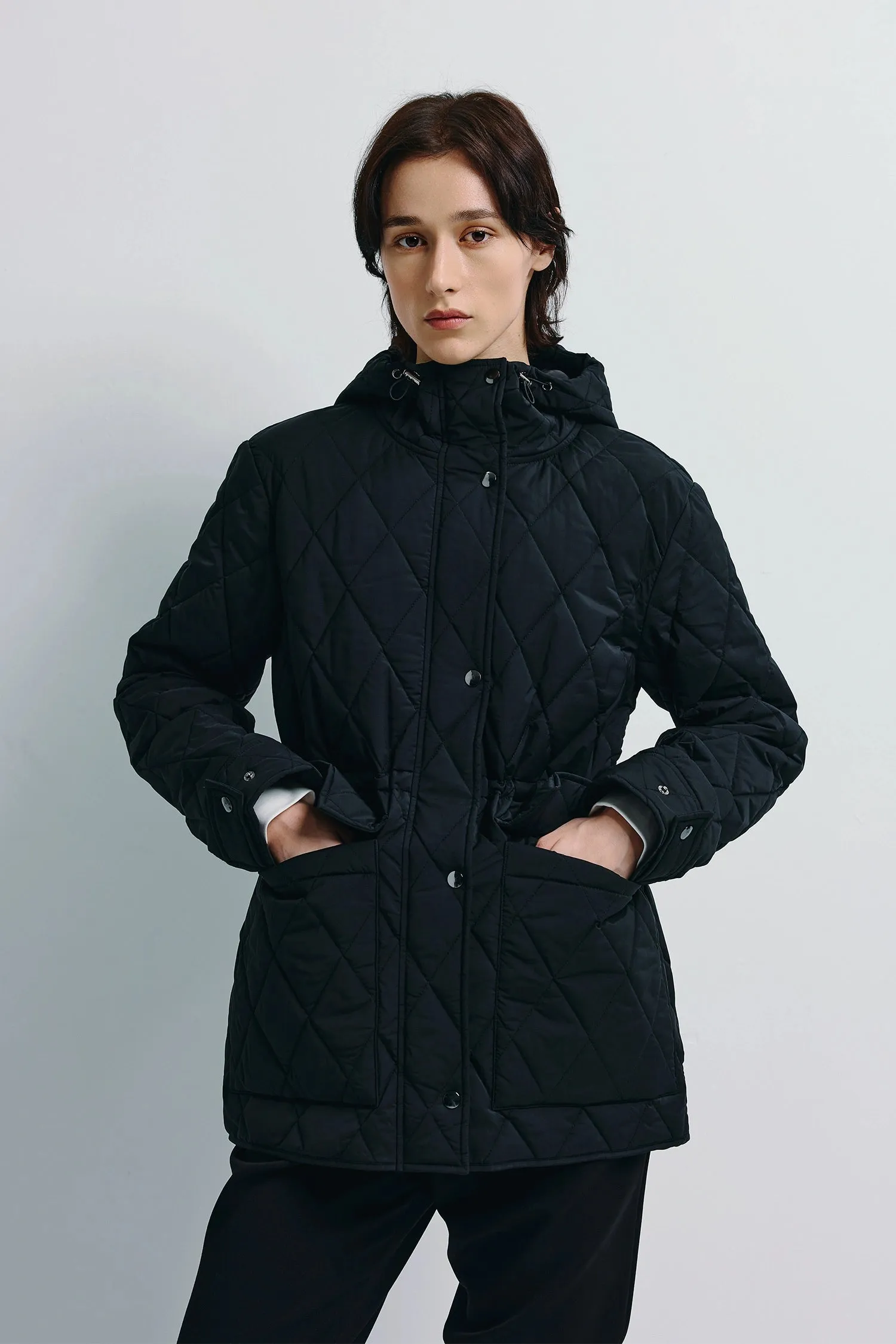 Donnes Quilted Hoody Jacket sold by Rue Sophie product image thumbnail 4