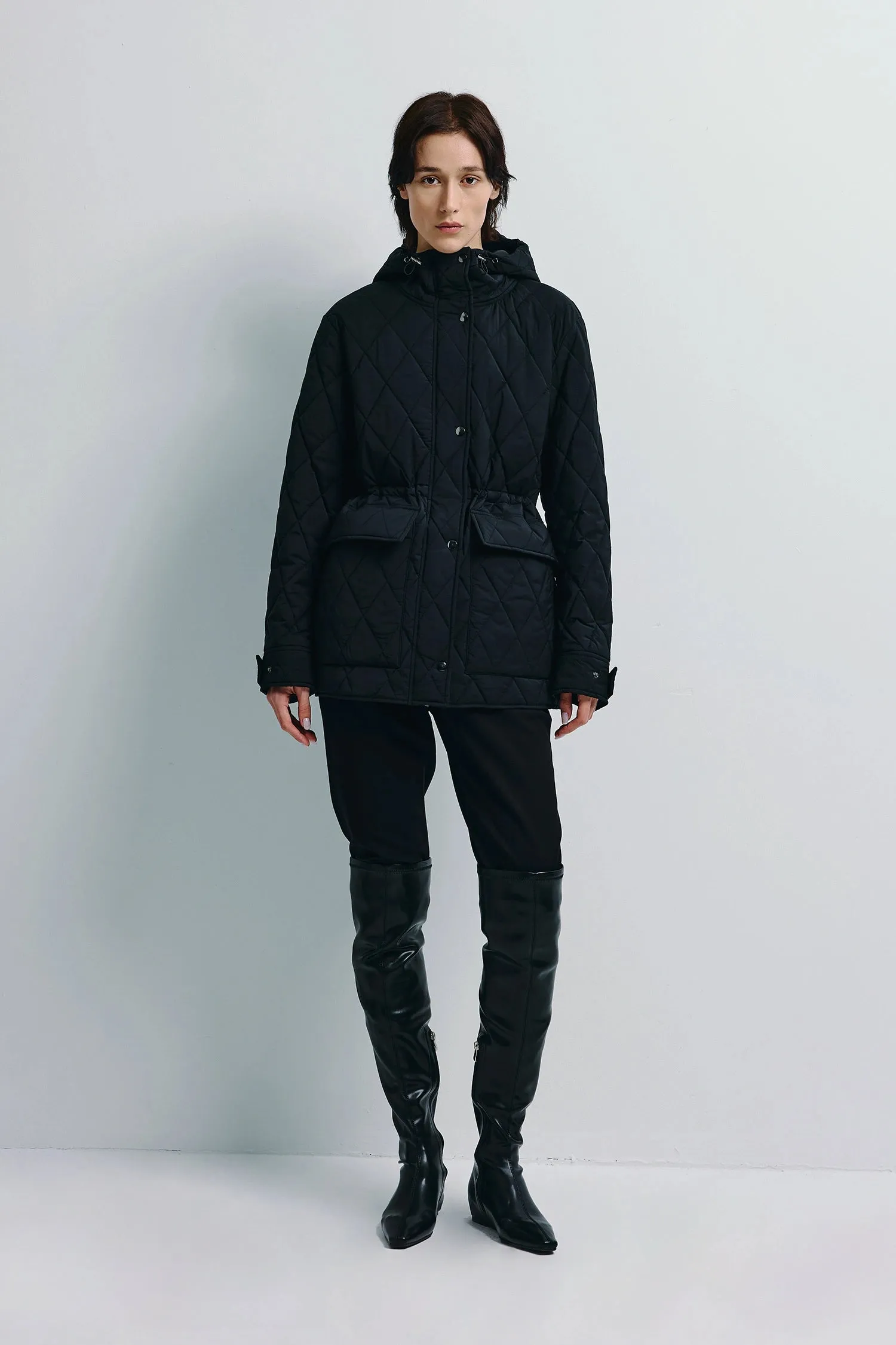 Donnes Quilted Hoody Jacket sold by Rue Sophie product image thumbnail 2