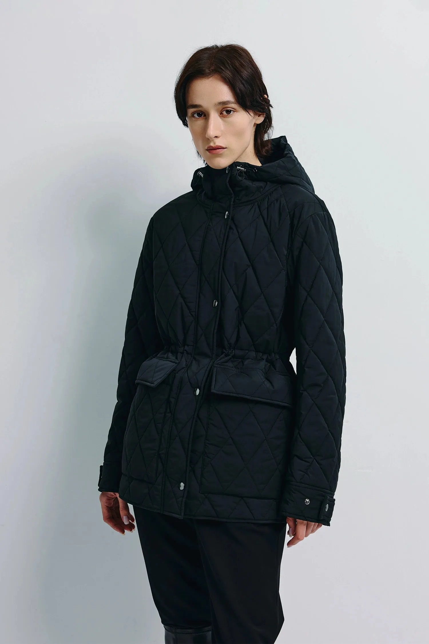 Donnes Quilted Hoody Jacket sold by Rue Sophie product image thumbnail 3