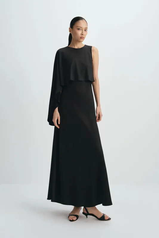 Ardea Cape Shoulder Dress sold by Rue Sophie