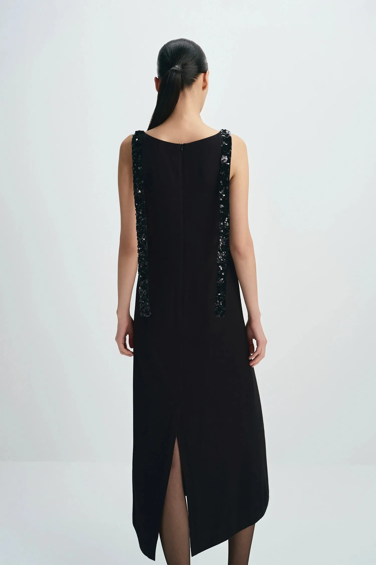 Laia Sequins Tape Tie Dress sold by Rue Sophie product image thumbnail 2