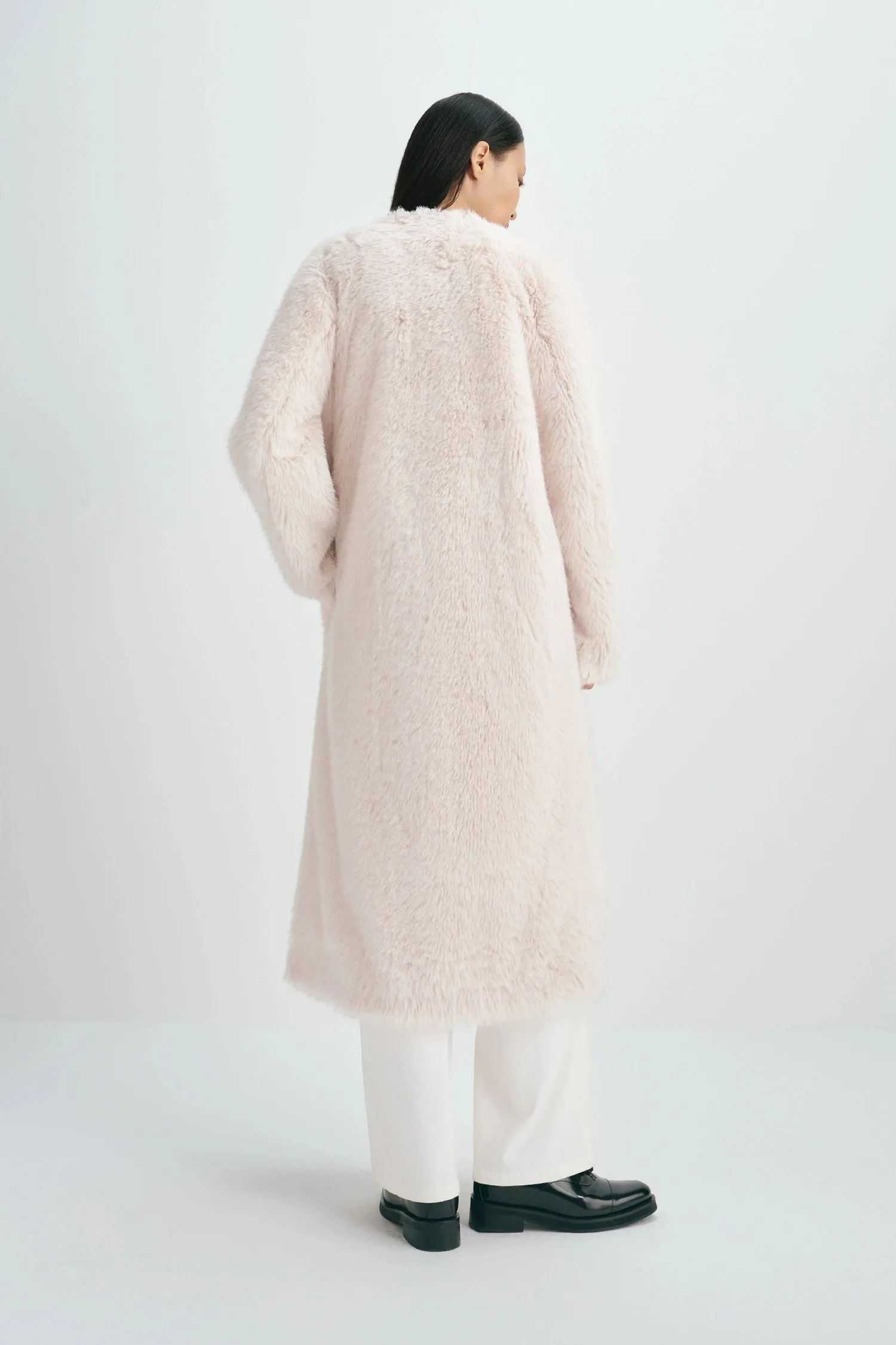 Ness Long Hair Faux Fur Coat sold by Rue Sophie product image thumbnail 4