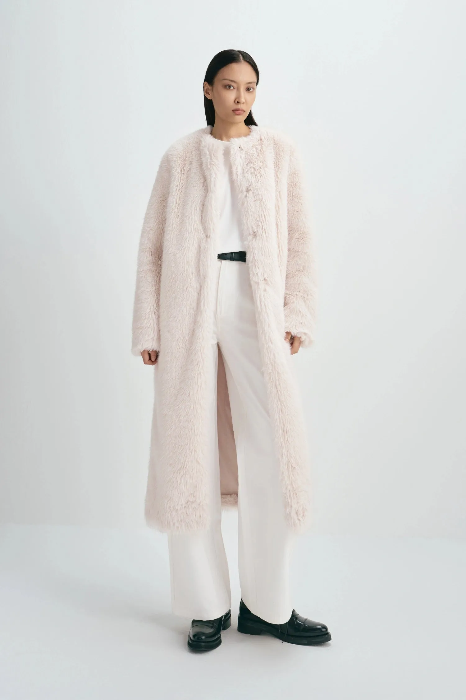 Ness Long Hair Faux Fur Coat sold by Rue Sophie product image thumbnail 5