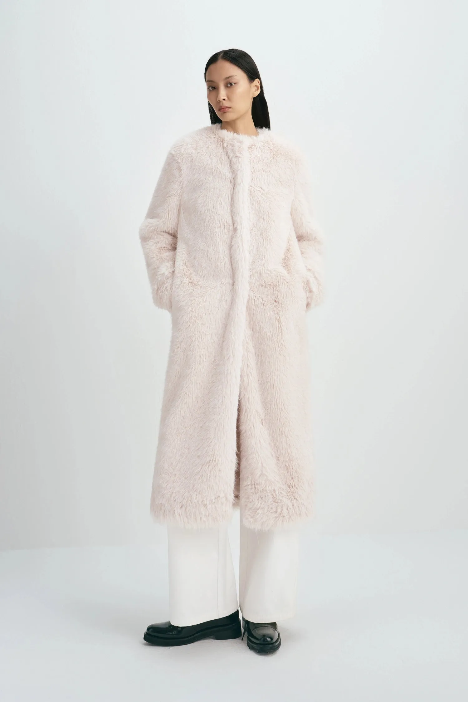 Ness Long Hair Faux Fur Coat sold by Rue Sophie product image thumbnail 2