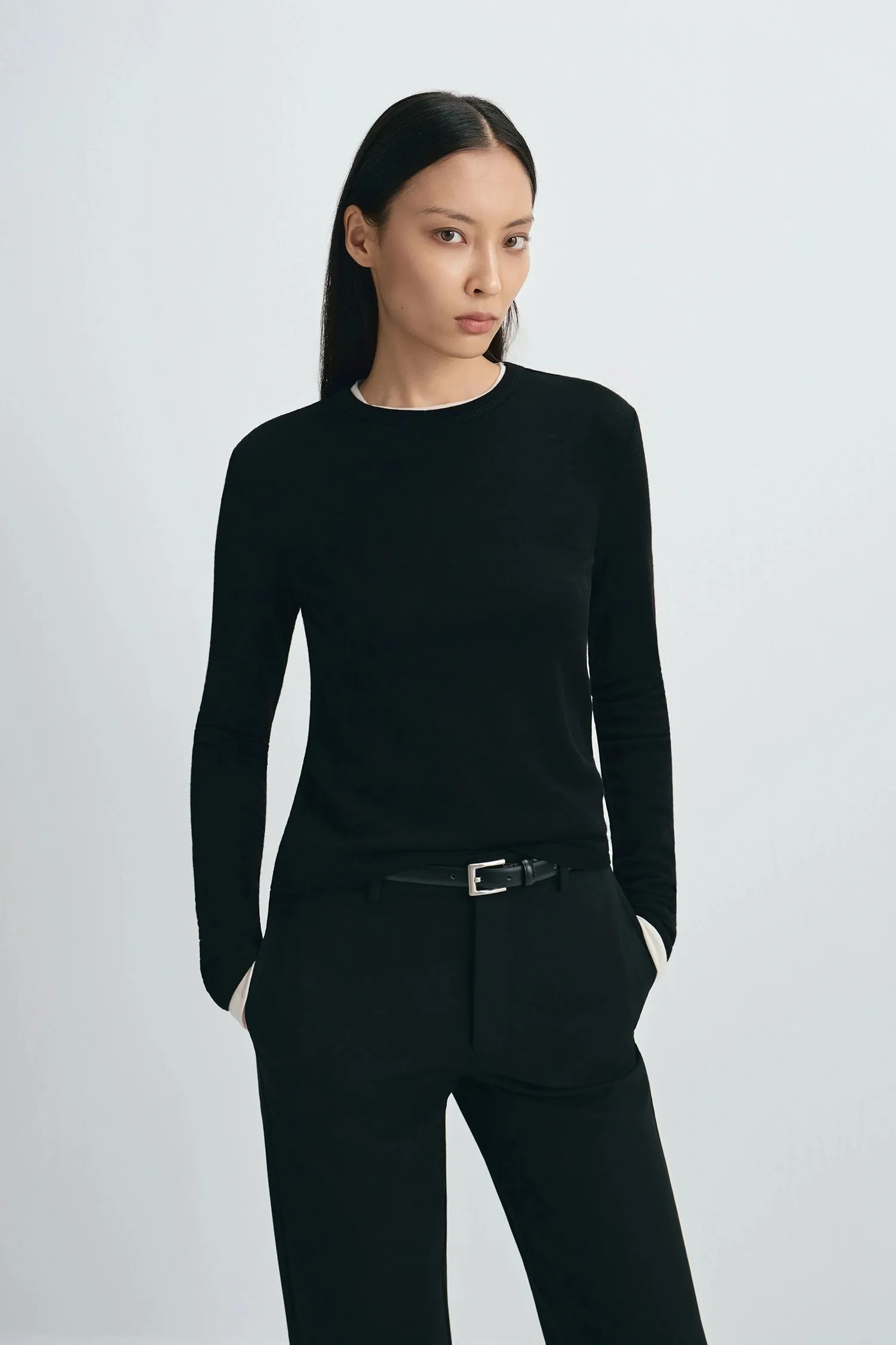 Jolene Crew Neck Top sold by Rue Sophie
