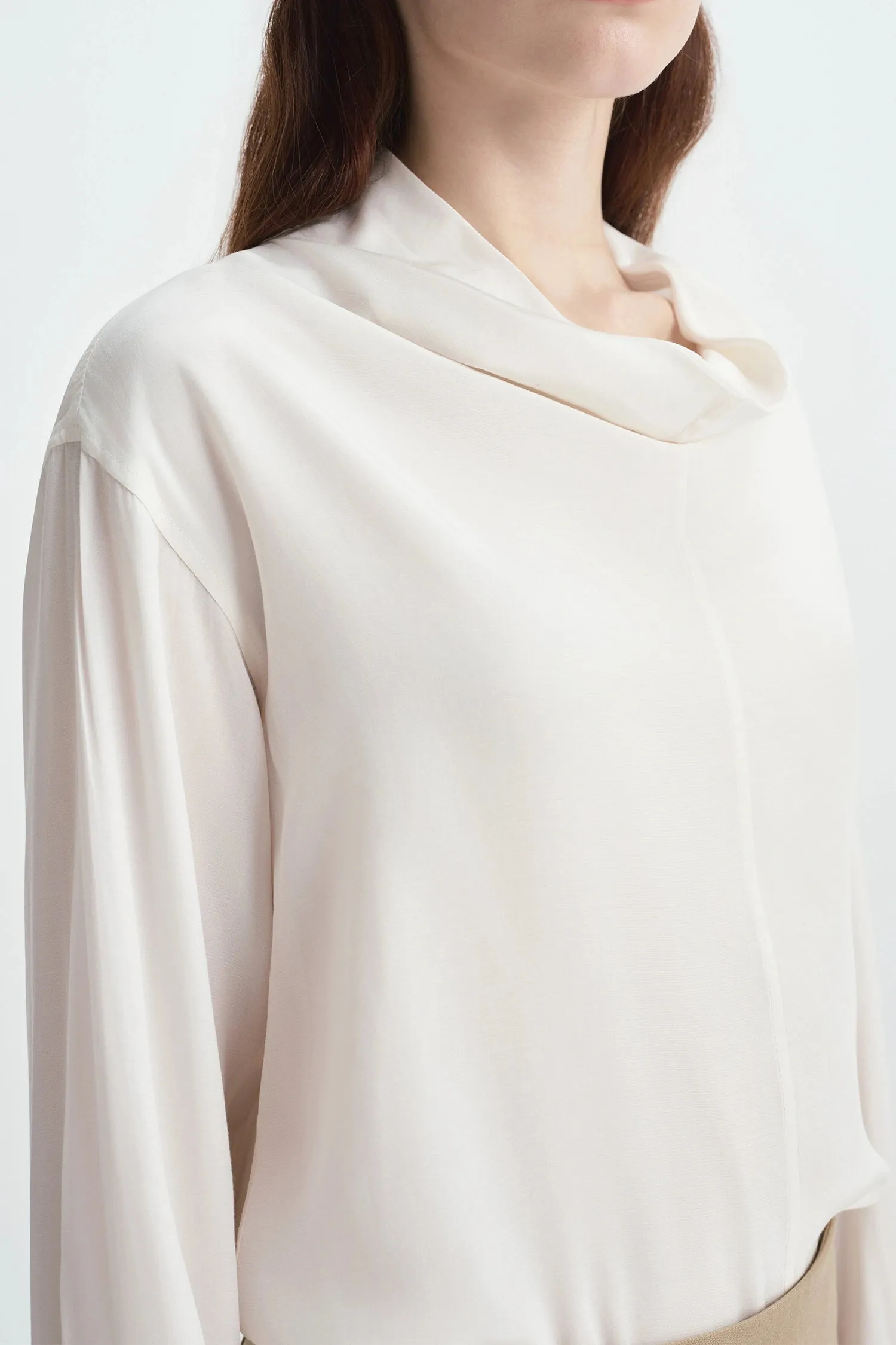 Bea Drape Neck Top sold by Rue Sophie product image thumbnail 5