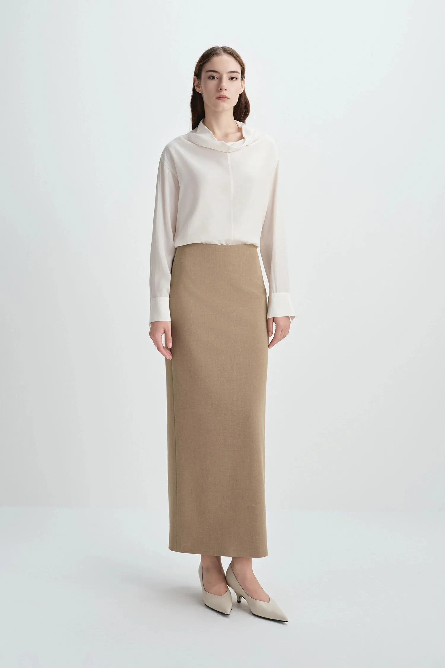 Bea Drape Neck Top sold by Rue Sophie product image thumbnail 2