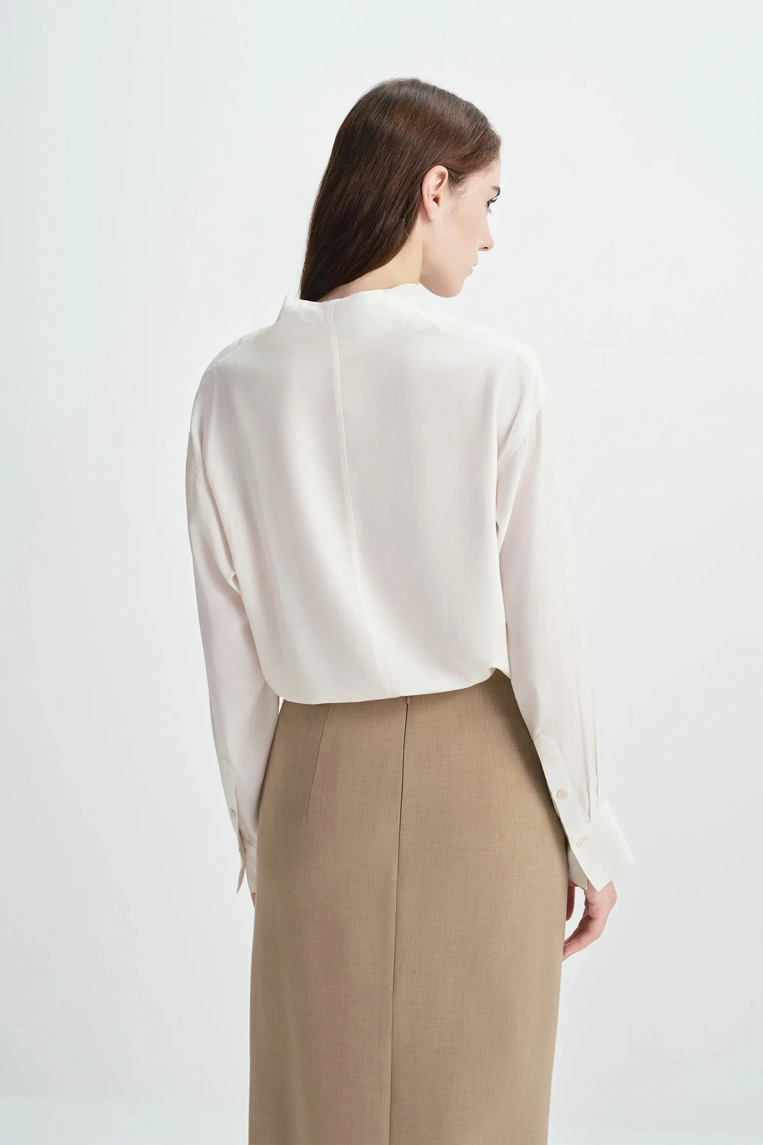 Bea Drape Neck Top sold by Rue Sophie product image thumbnail 4