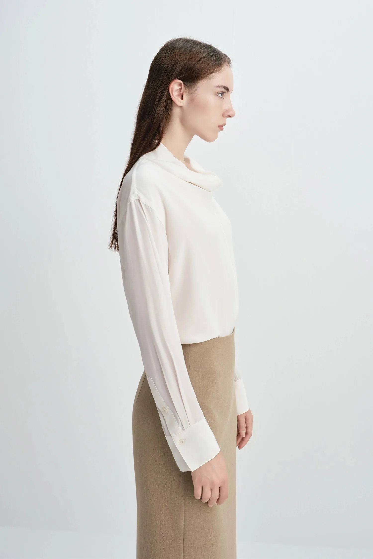 Bea Drape Neck Top sold by Rue Sophie product image thumbnail 3