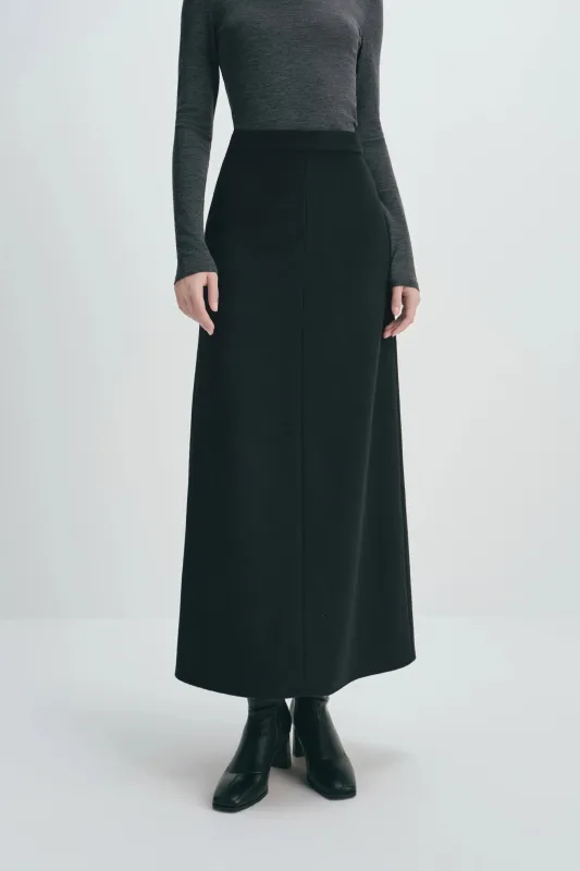 Emi Wool Blend Maxi Skirt sold by Rue Sophie