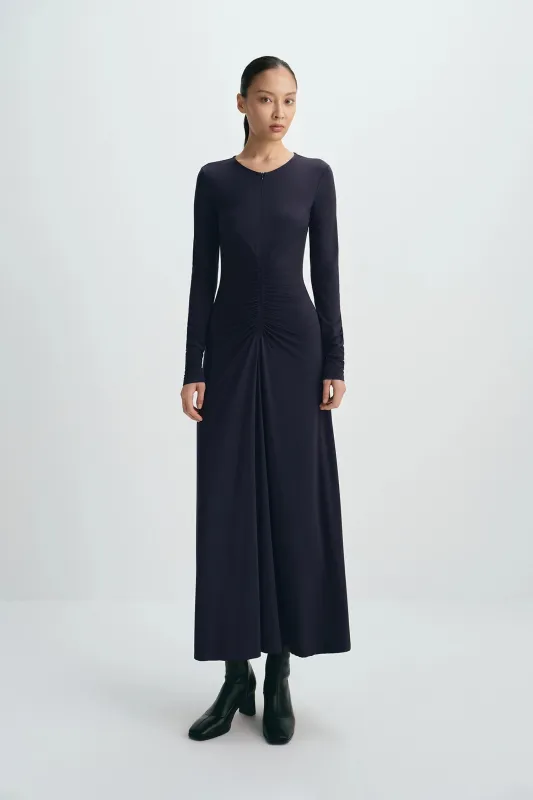 Lilia Zip-Up Dress made by Rue Sophie