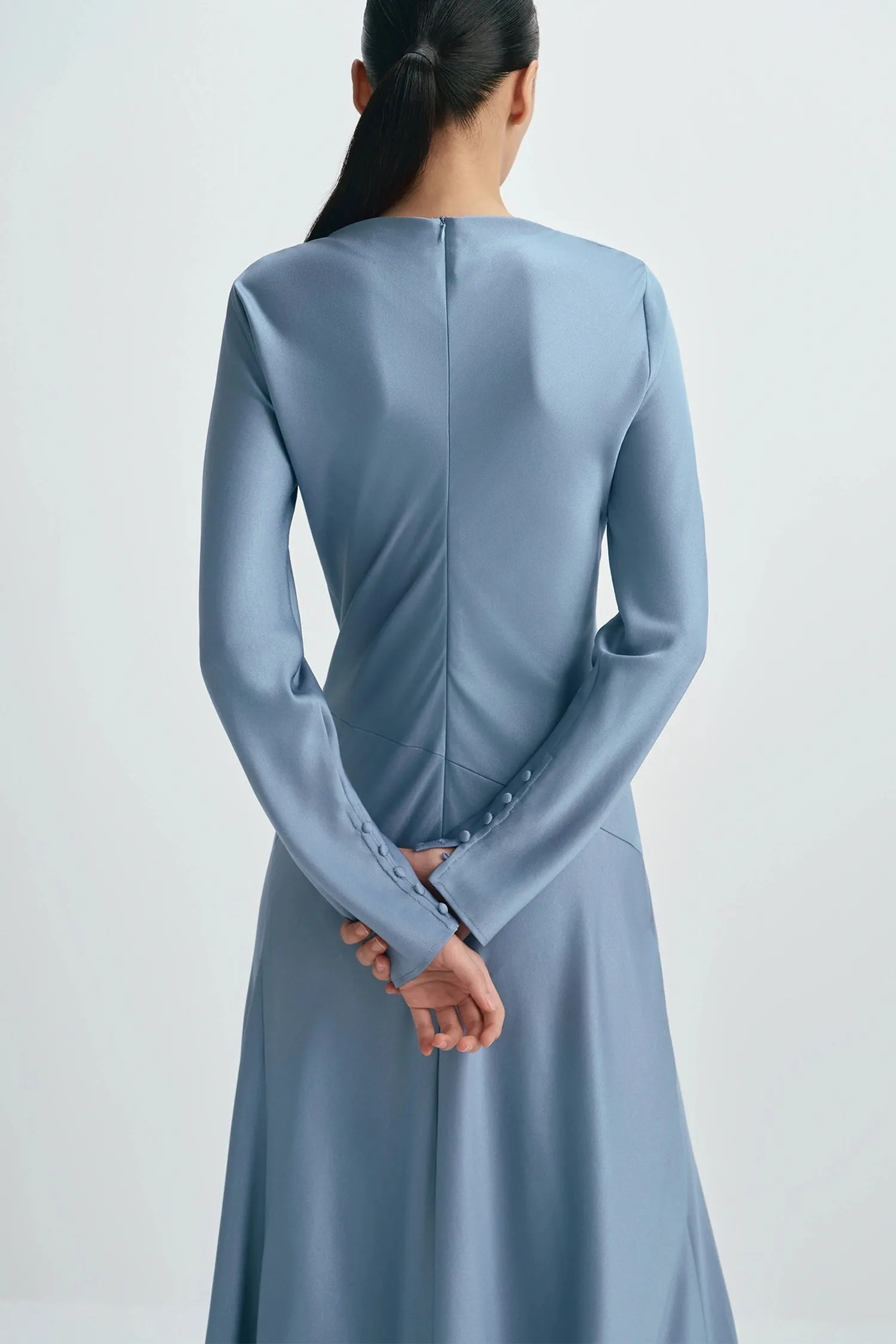 Agni Buttoned Sleeve Dress sold by Rue Sophie product image thumbnail 5