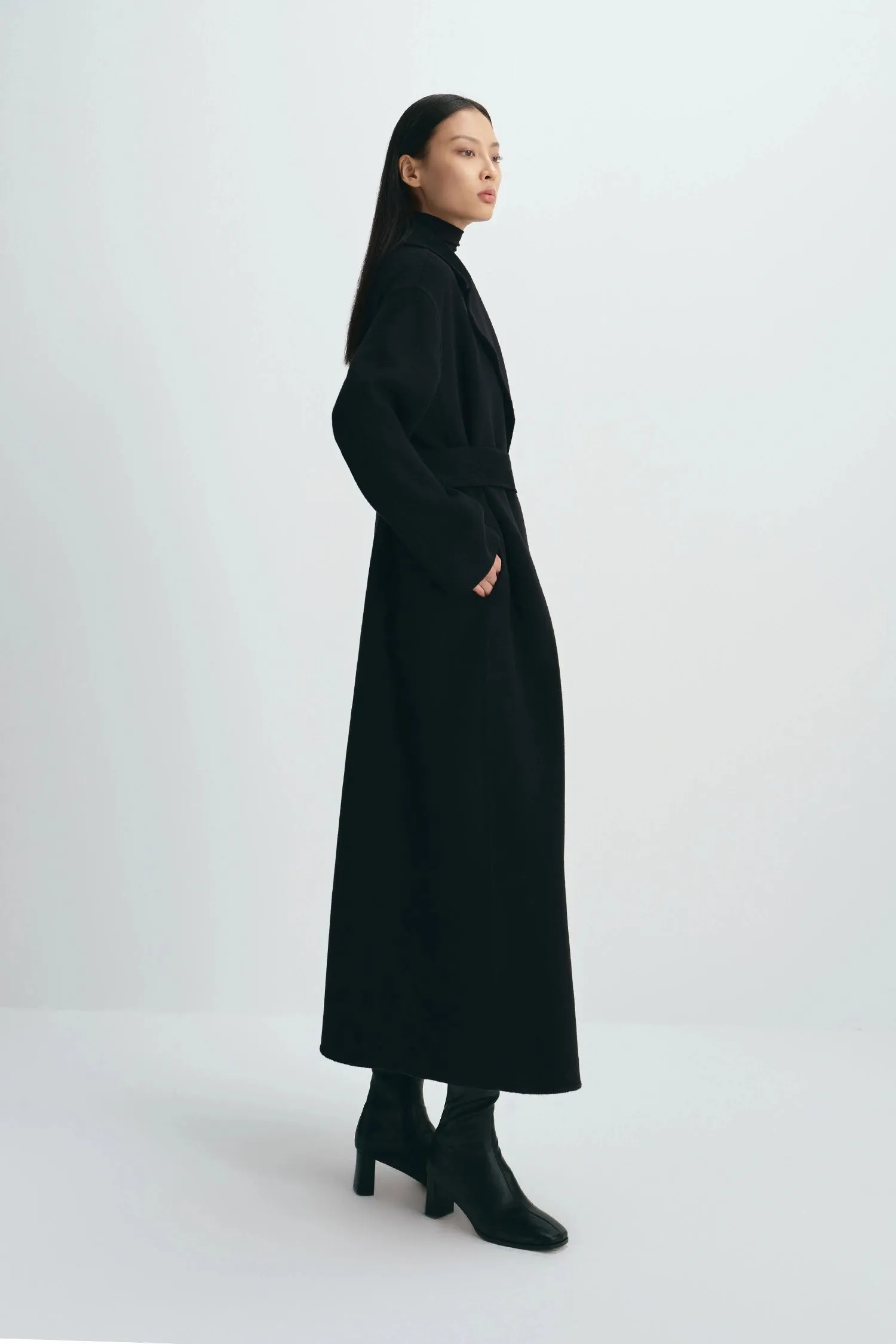 Alfie Belted Handmade Coat sold by Rue Sophie product image thumbnail 2