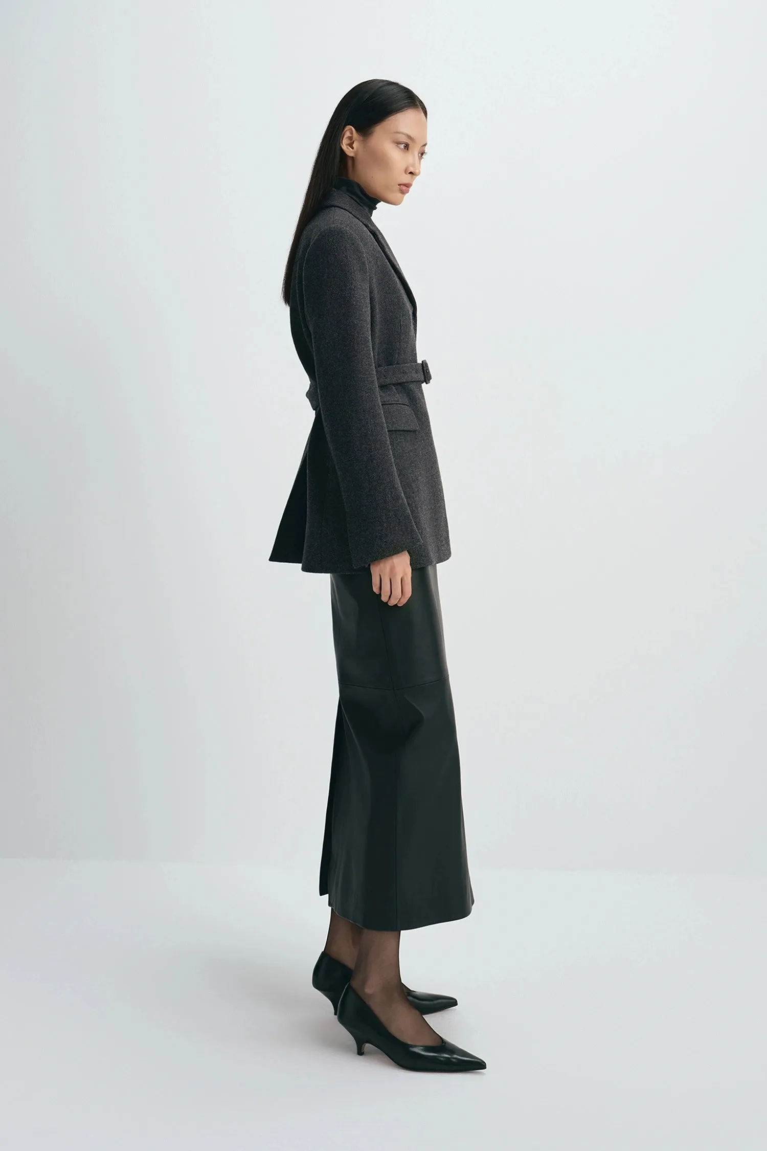 Roan Belted Wool Blazer sold by Rue Sophie product image thumbnail 4