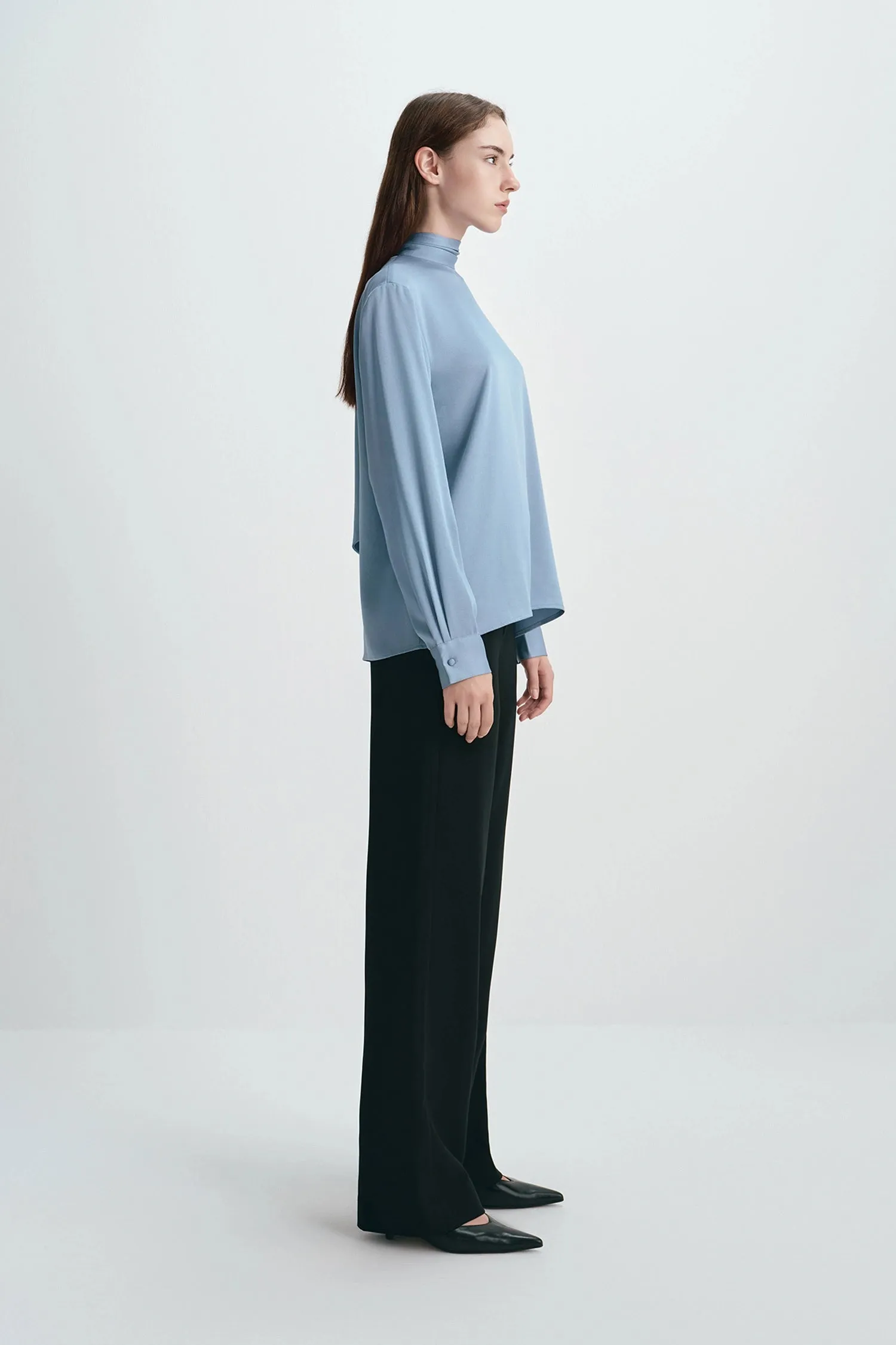 Samara Tie Neck Top sold by Rue Sophie product image thumbnail 4