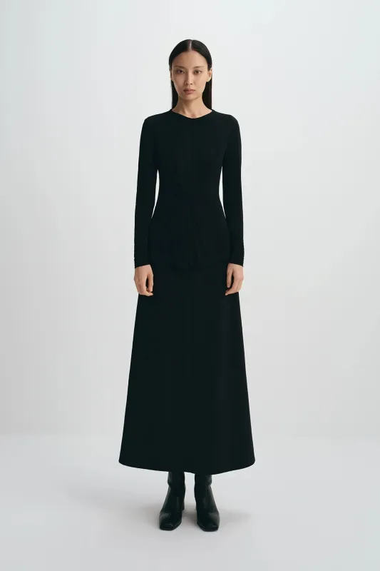 Sia Center Front Pleated Top sold by Rue Sophie