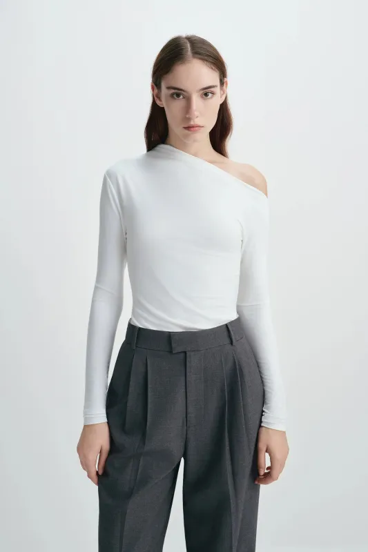 Rosette Off Shoulder Top sold by Rue Sophie