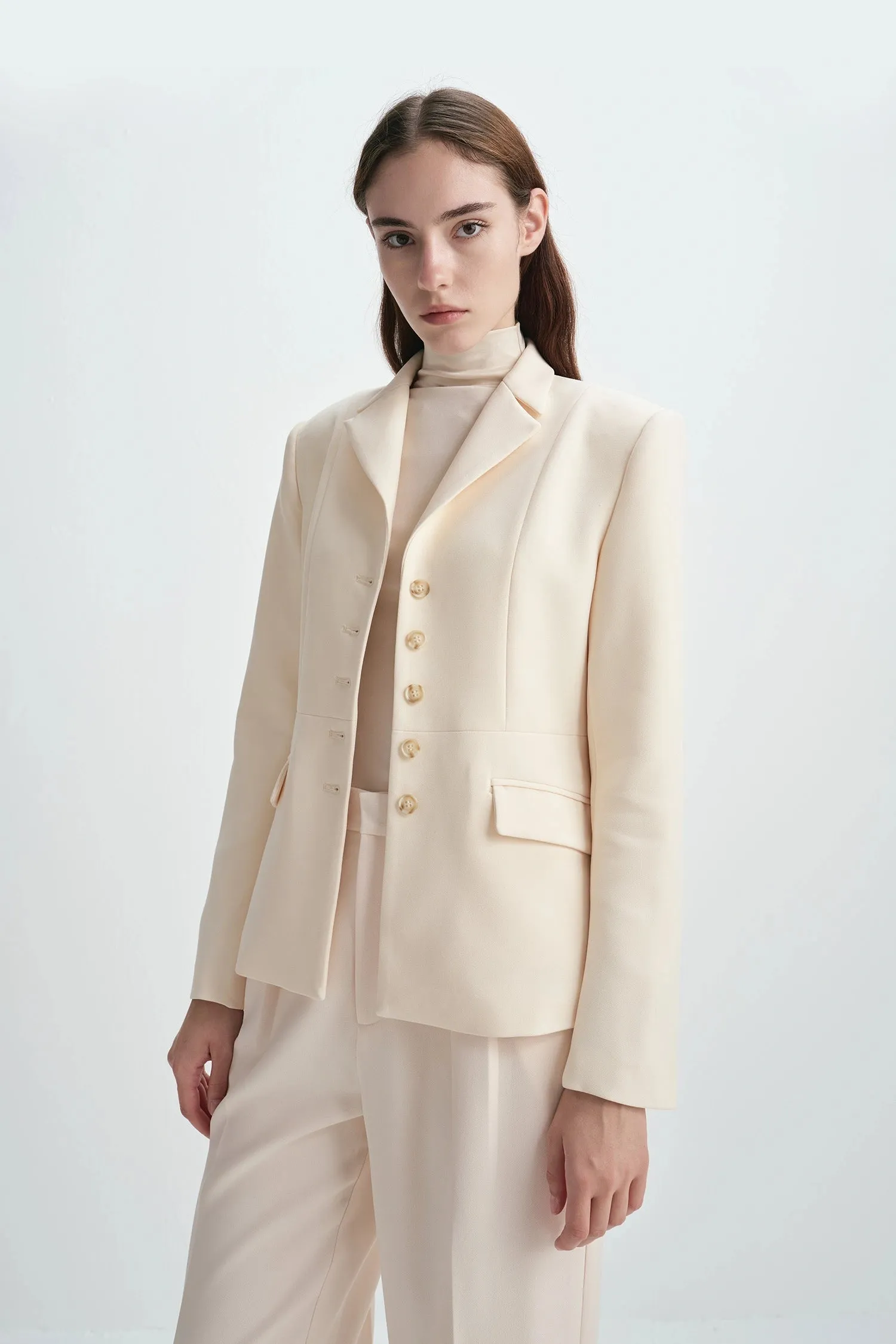 Kemi Button Front Blazer sold by Rue Sophie product image thumbnail 3