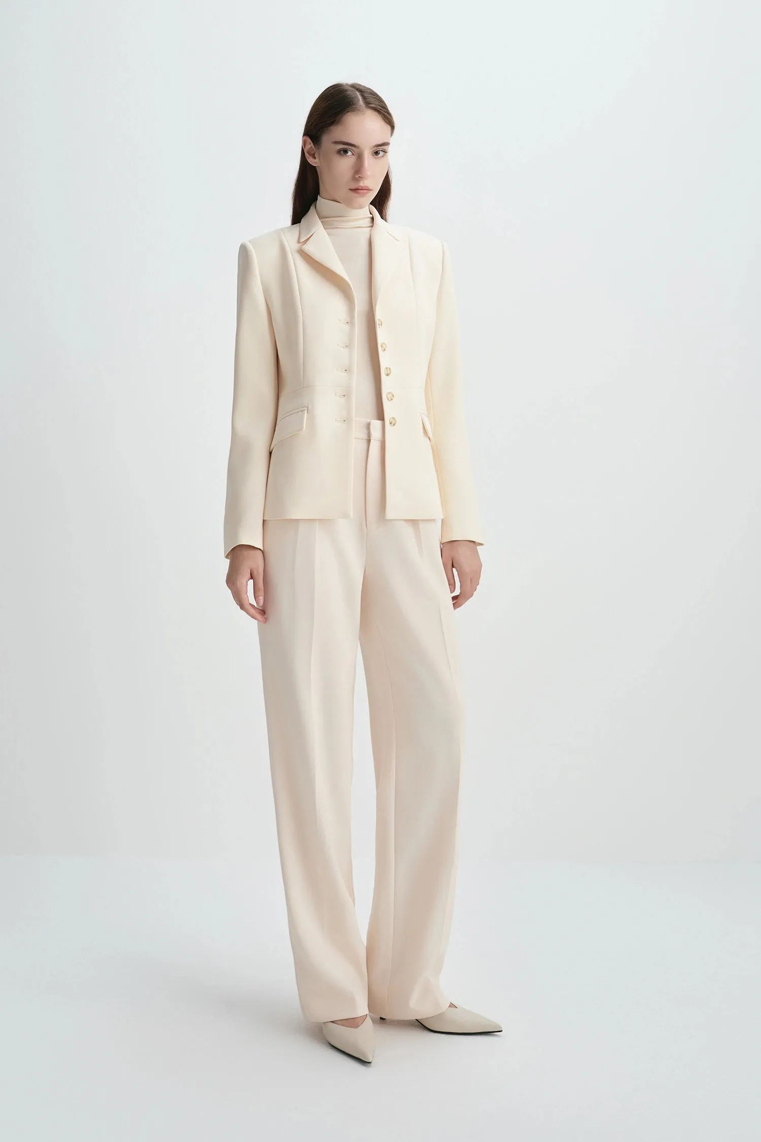 Kemi Button Front Blazer sold by Rue Sophie product image thumbnail 2