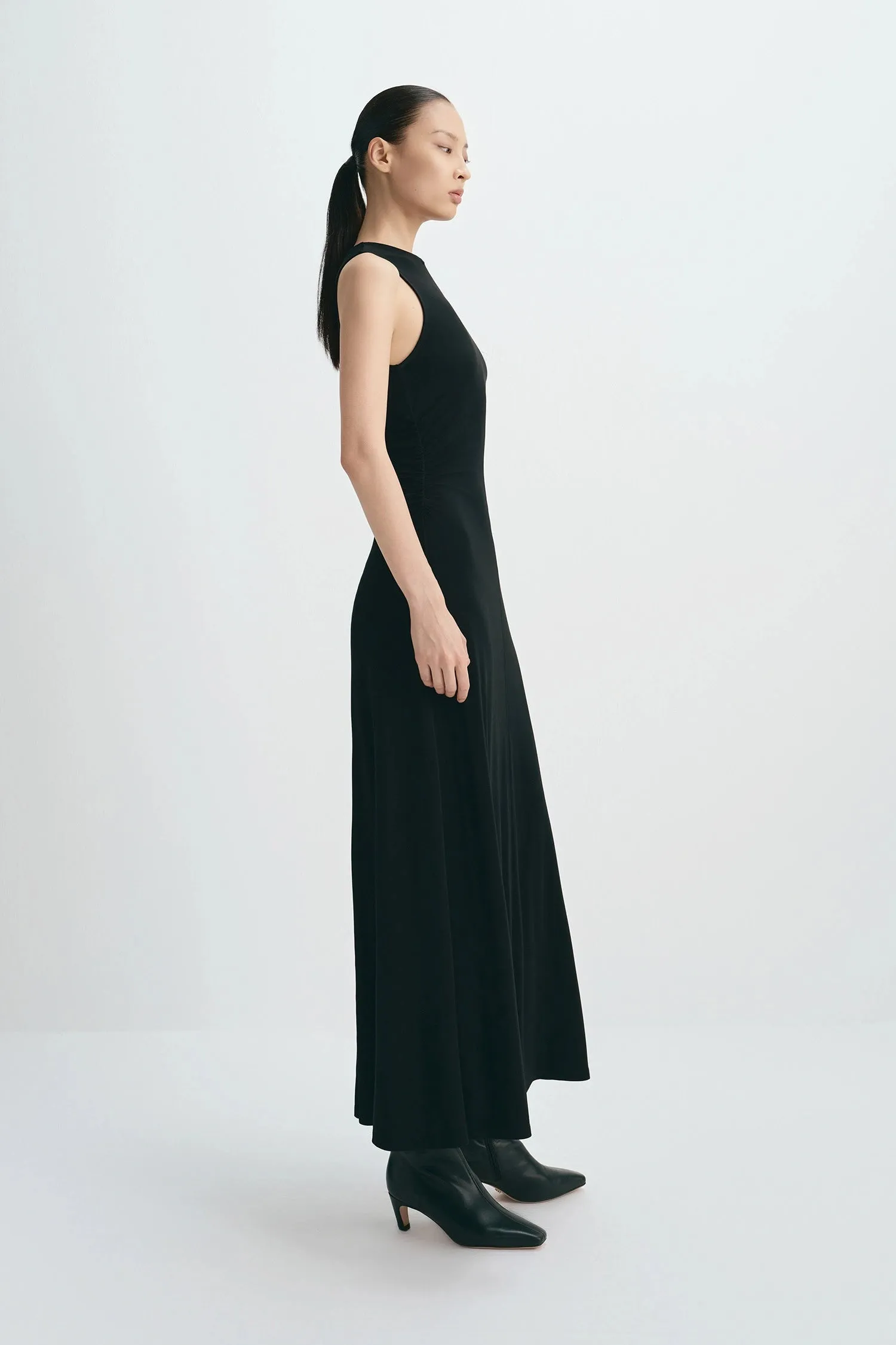 Jo Shirred Center Back Dress sold by Rue Sophie product image thumbnail 2