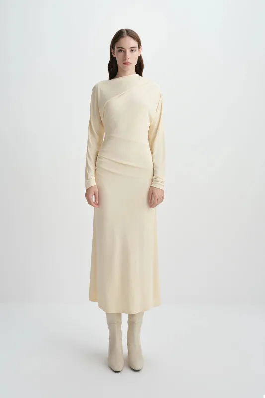 Peoria Draped Dress sold by Rue Sophie