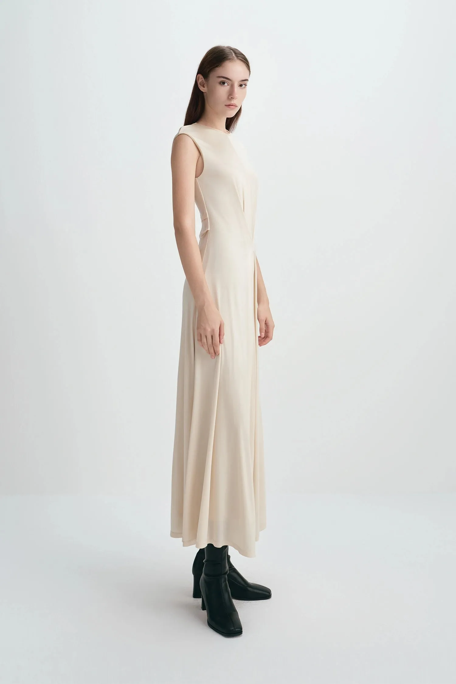 Hilda Center Pleated Dress sold by Rue Sophie product image thumbnail 2