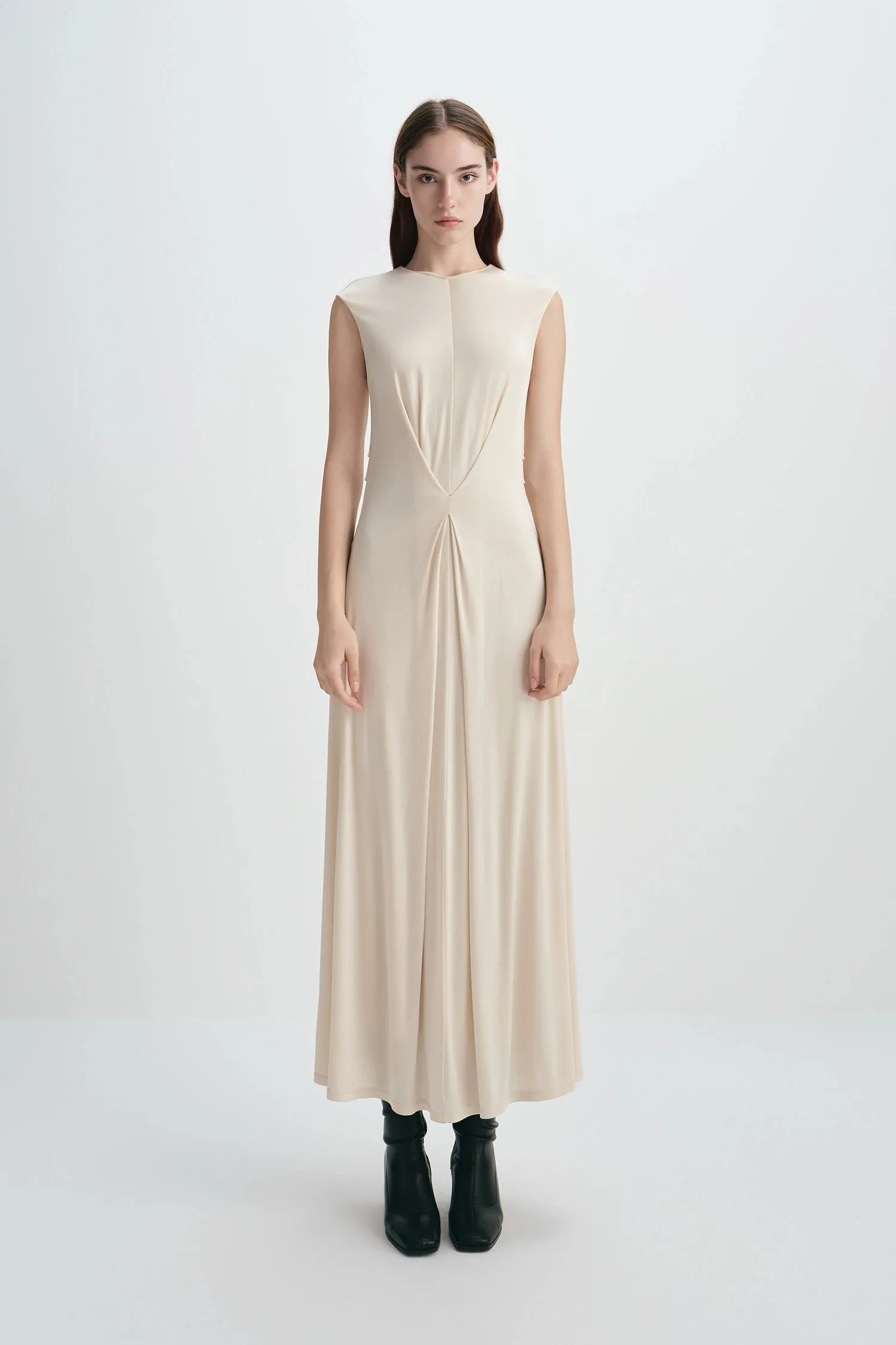 Hilda Center Pleated Dress sold by Rue Sophie