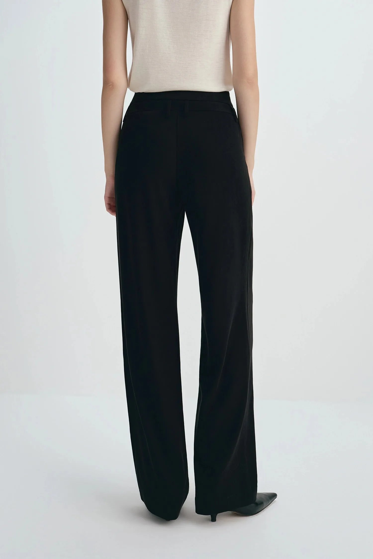 Miles Tie Belt Wide Leg Pant sold by Rue Sophie product image thumbnail 4