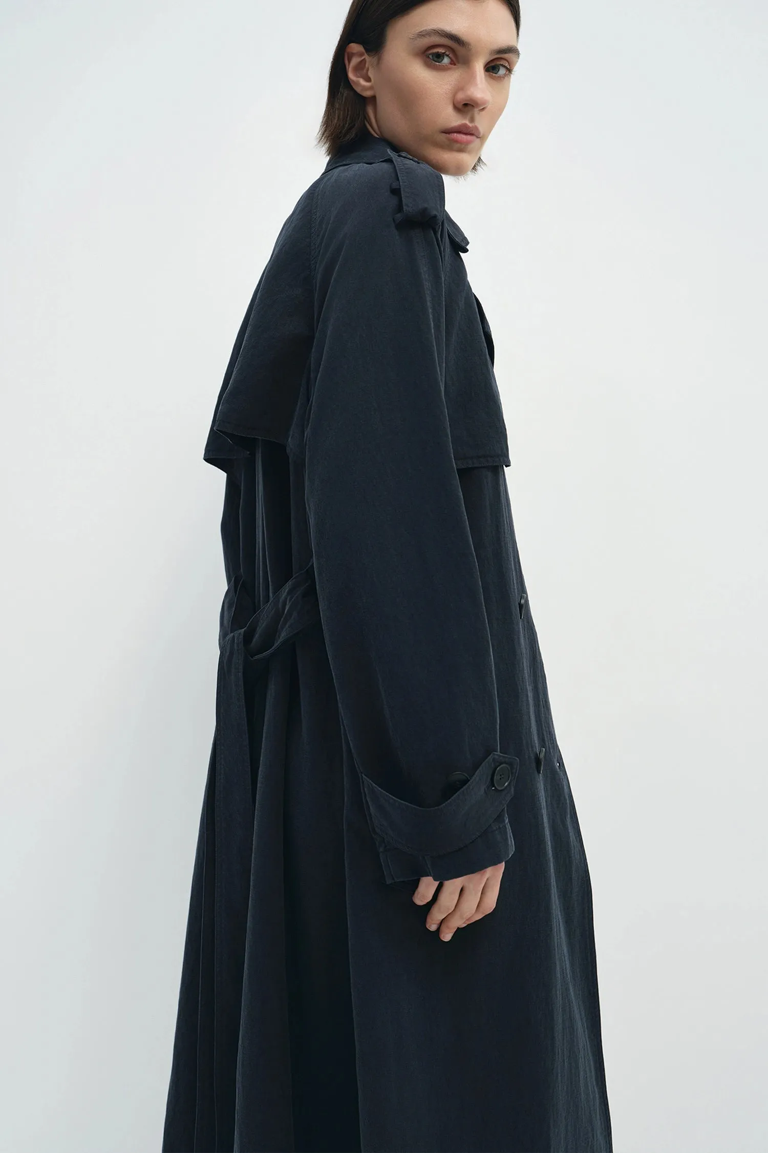 Elva Belted Trench Coat sold by Rue Sophie product image thumbnail 5