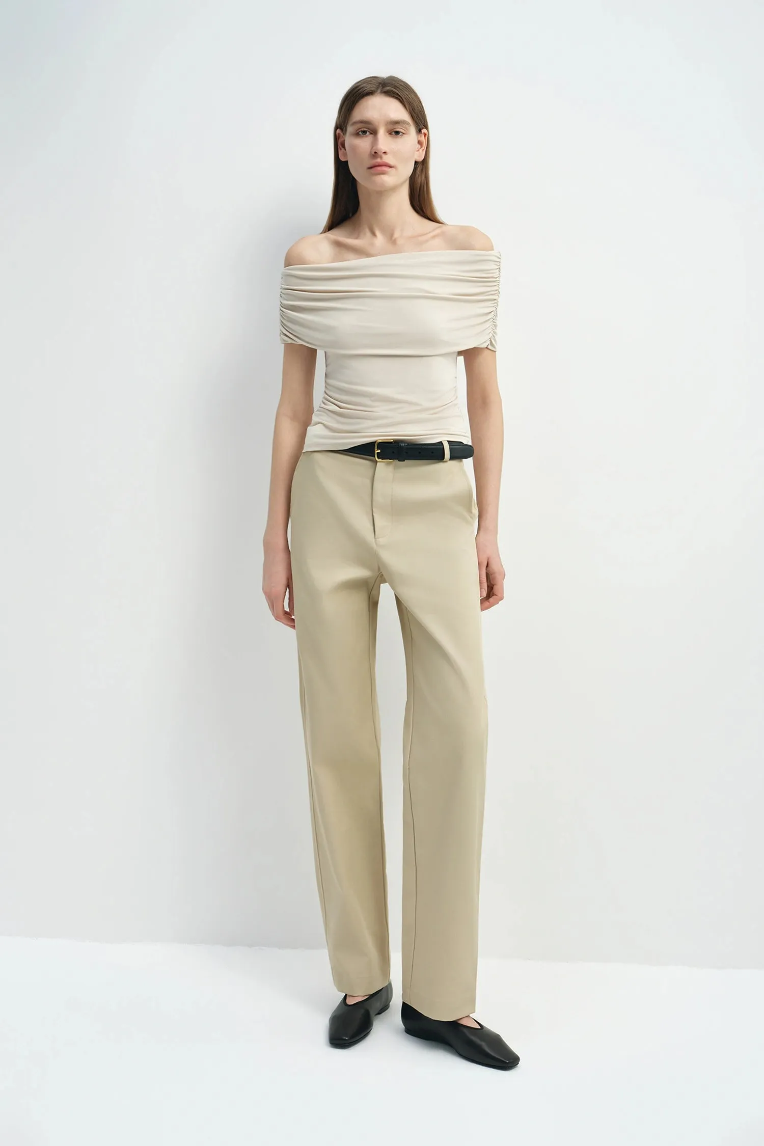 Sol Draped Off Shoulder Top sold by Rue Sophie product image thumbnail 2