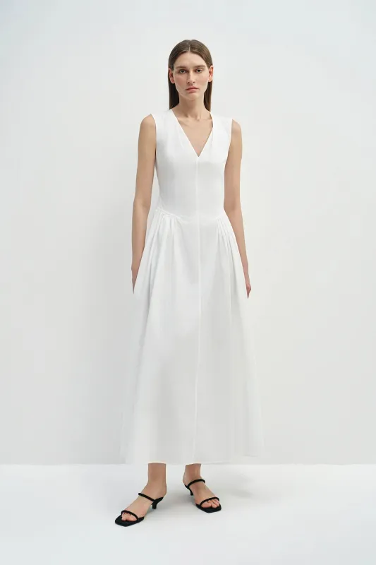 Talia Side Gathered Dress made by Rue Sophie