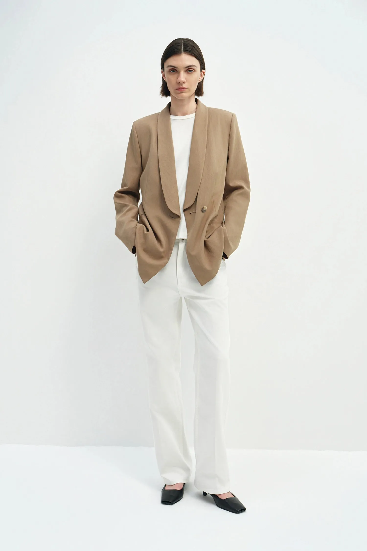Yana Long Lapel Blazer sold by Rue Sophie product image thumbnail 2